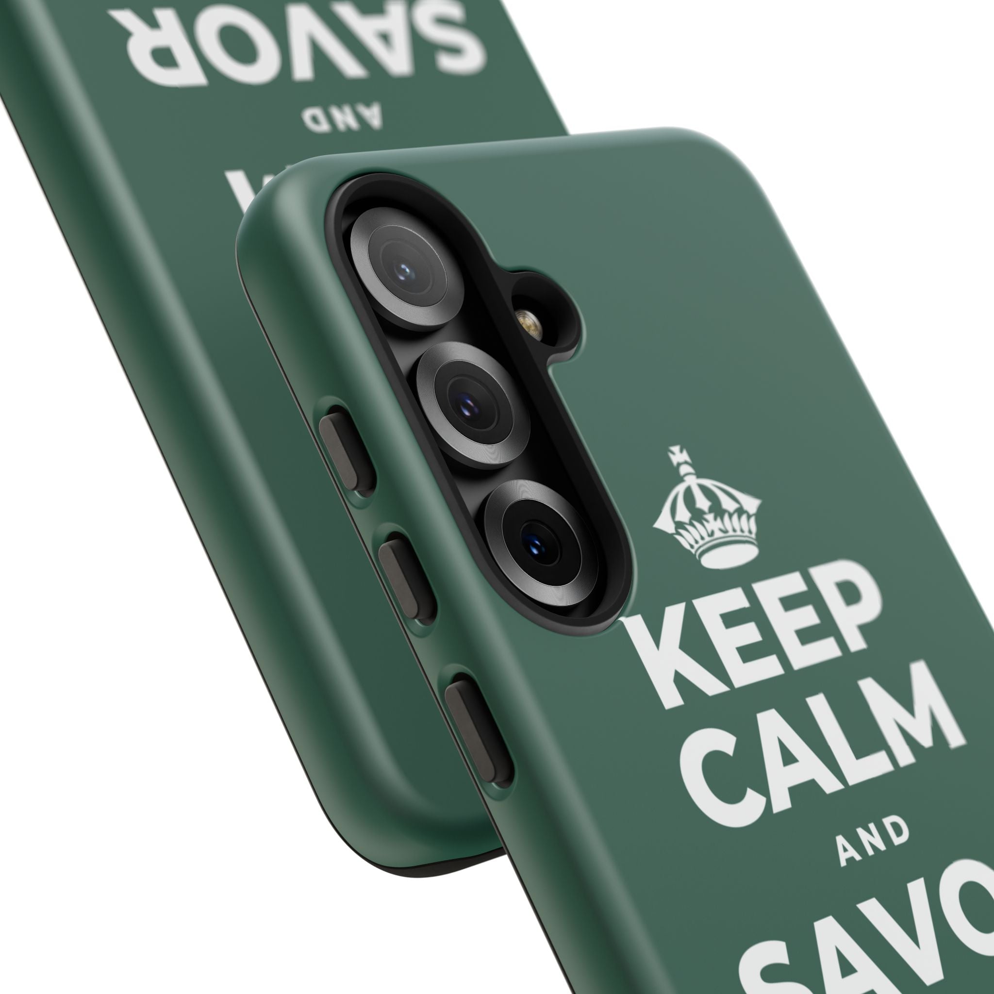 KEEP CALM AND SAVOR THE EVENING Phone Case