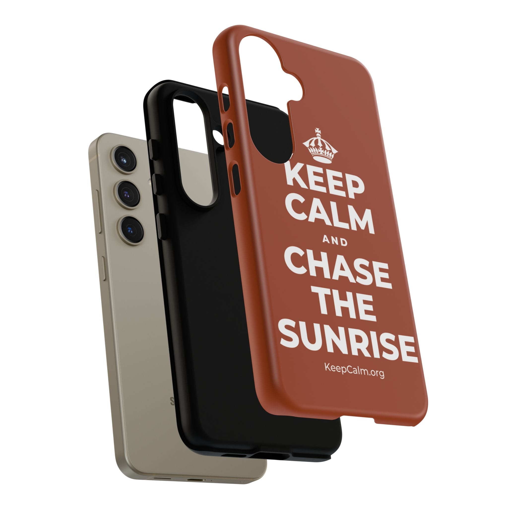 KEEP CALM AND CHASE THE SUNRISE Phone Case