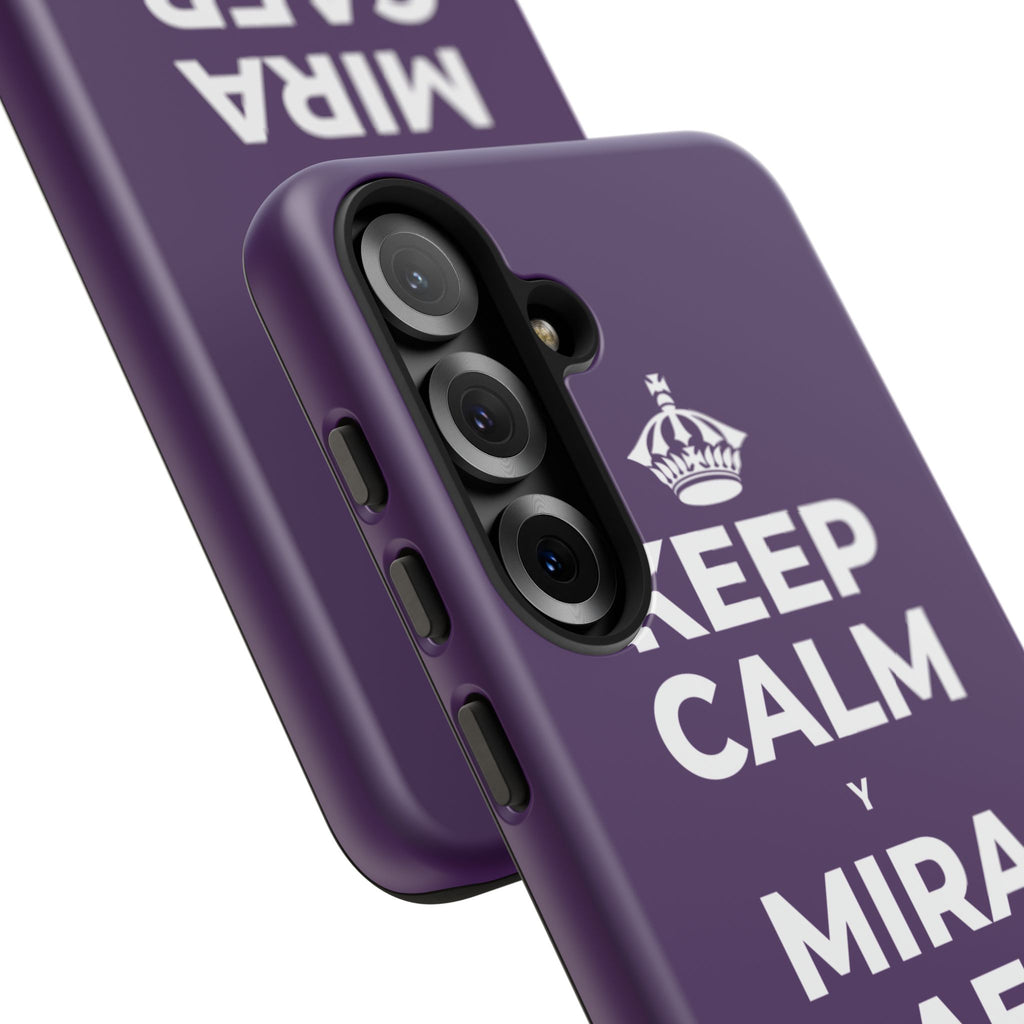 KEEP CALM Y MIRA CAER LA NIEVE Phone Case