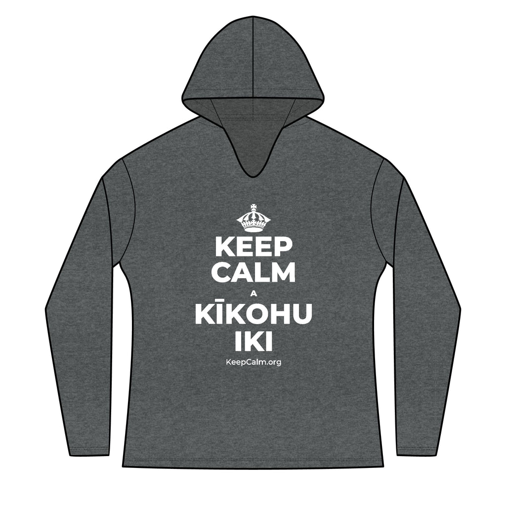 KEEP CALM A KĪKOHU IKI Women's Long Sleeve Hoodie