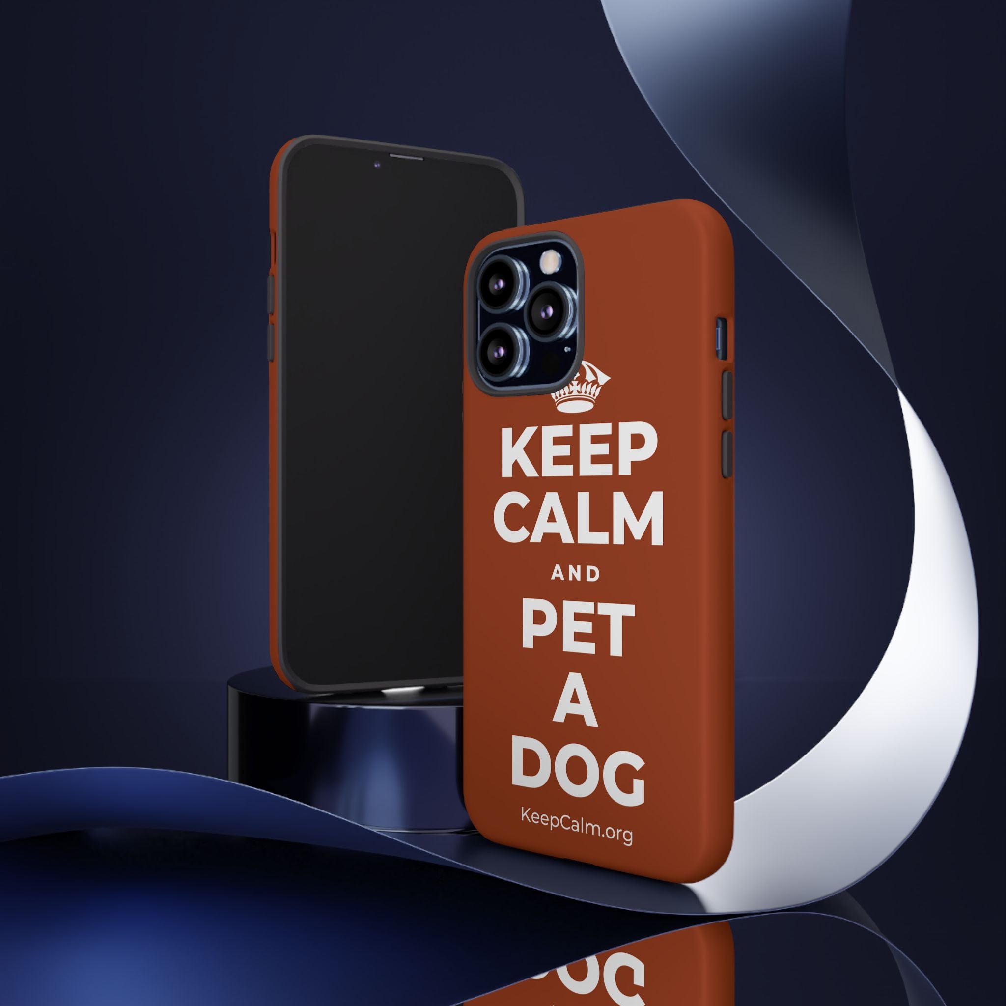 KEEP CALM AND PET A DOG Phone Case