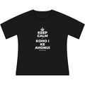 KEEP CALM A KOHO I KE AHONUI Women's Raglan Tee