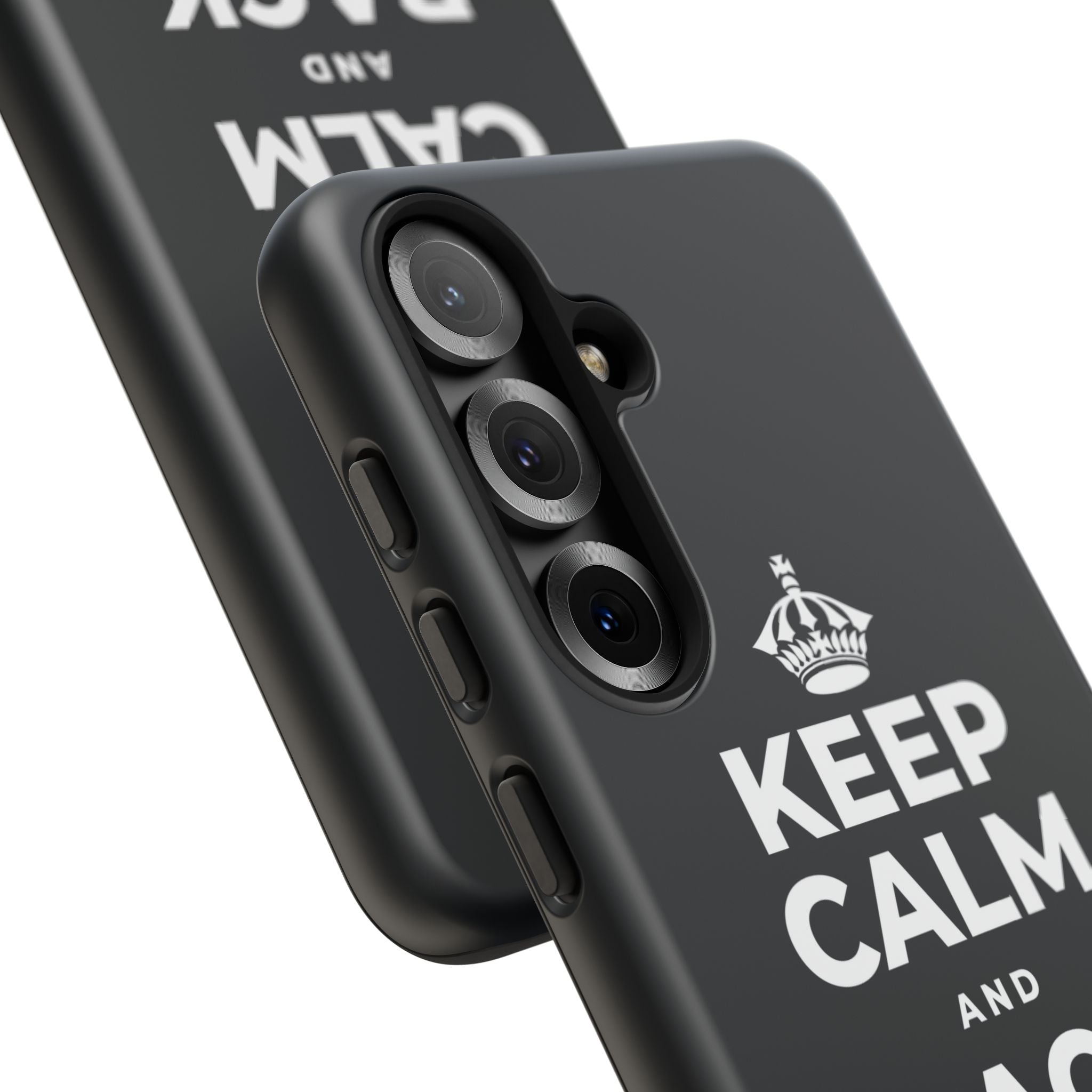 KEEP CALM AND BACK YOURSELF Phone Case (Dark)