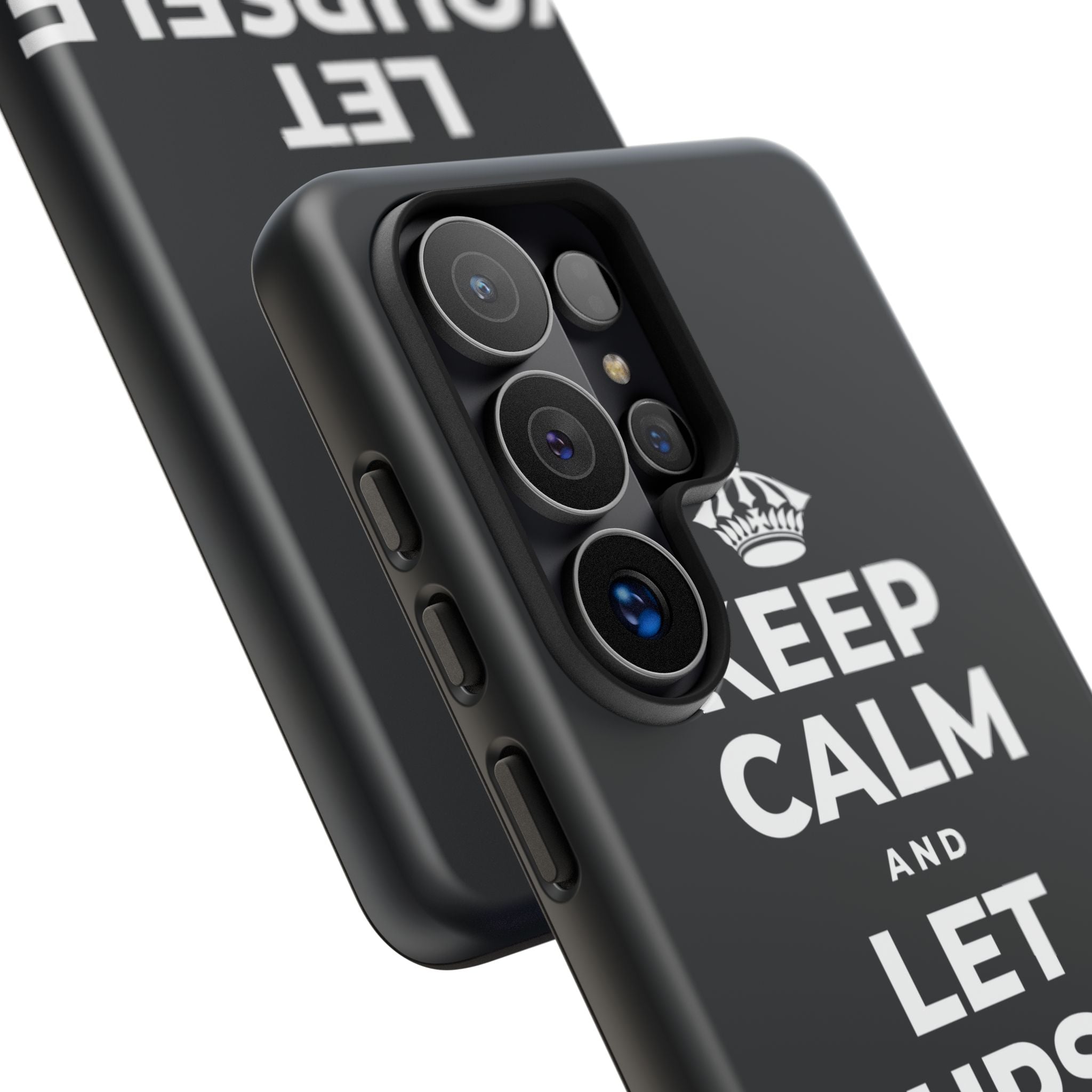 KEEP CALM AND LET YOURSELF SLOW DOWN Phone Case (Dark)