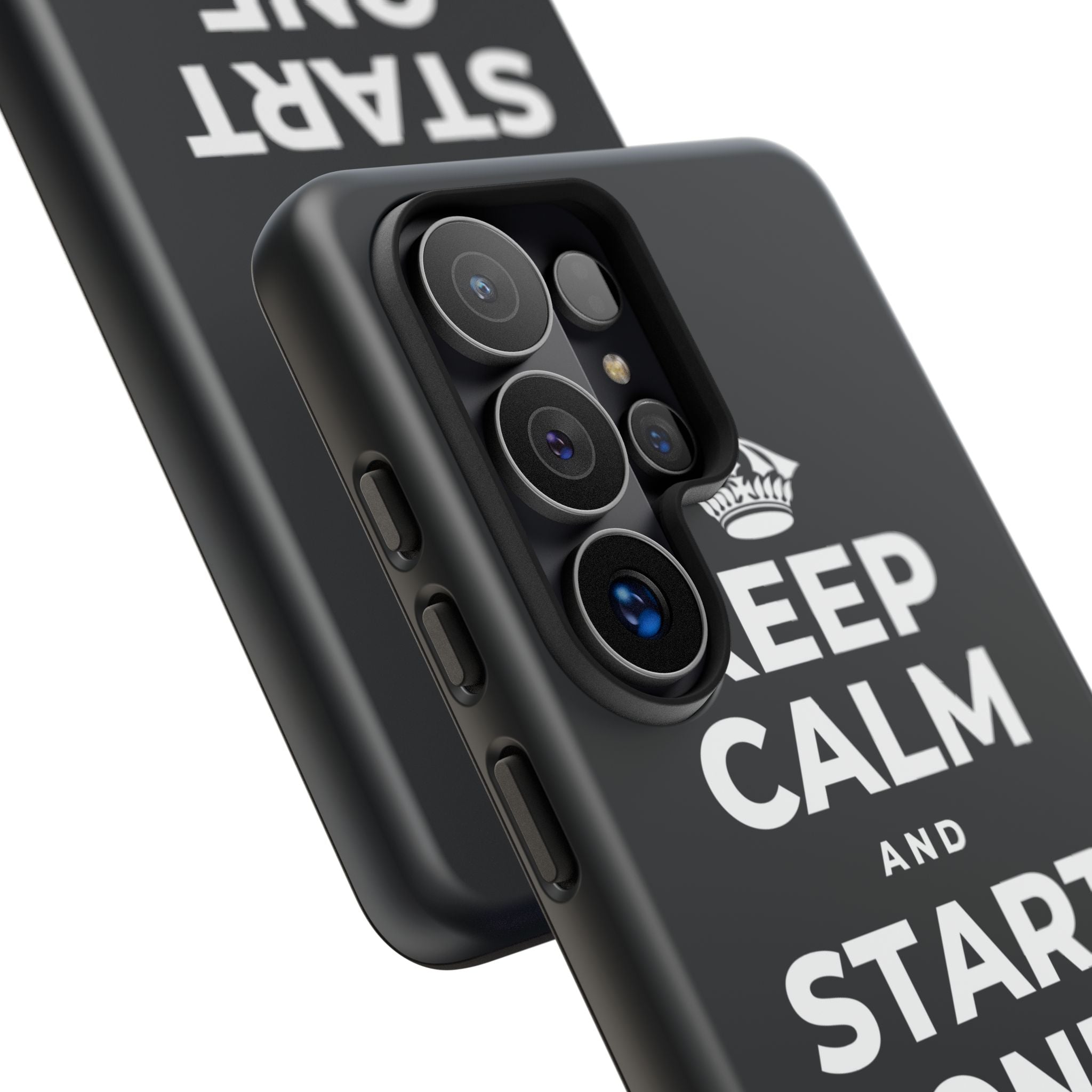 KEEP CALM AND START ONE FRESH PAGE Phone Case (Dark)