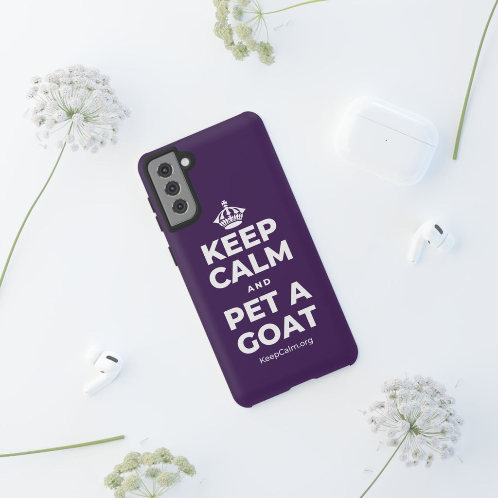 KEEP CALM AND PET A GOAT Phone Case