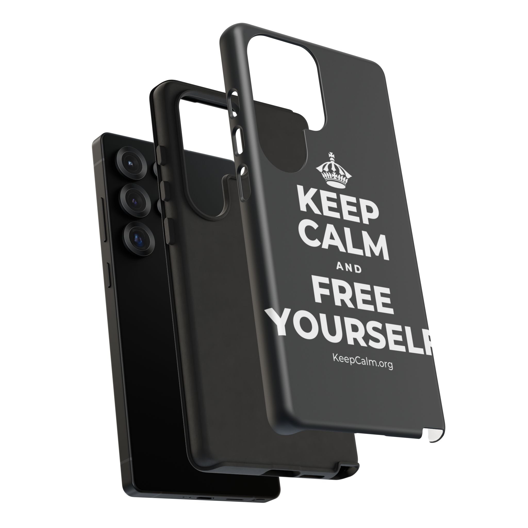 KEEP CALM AND FREE YOURSELF Phone Case (Dark)