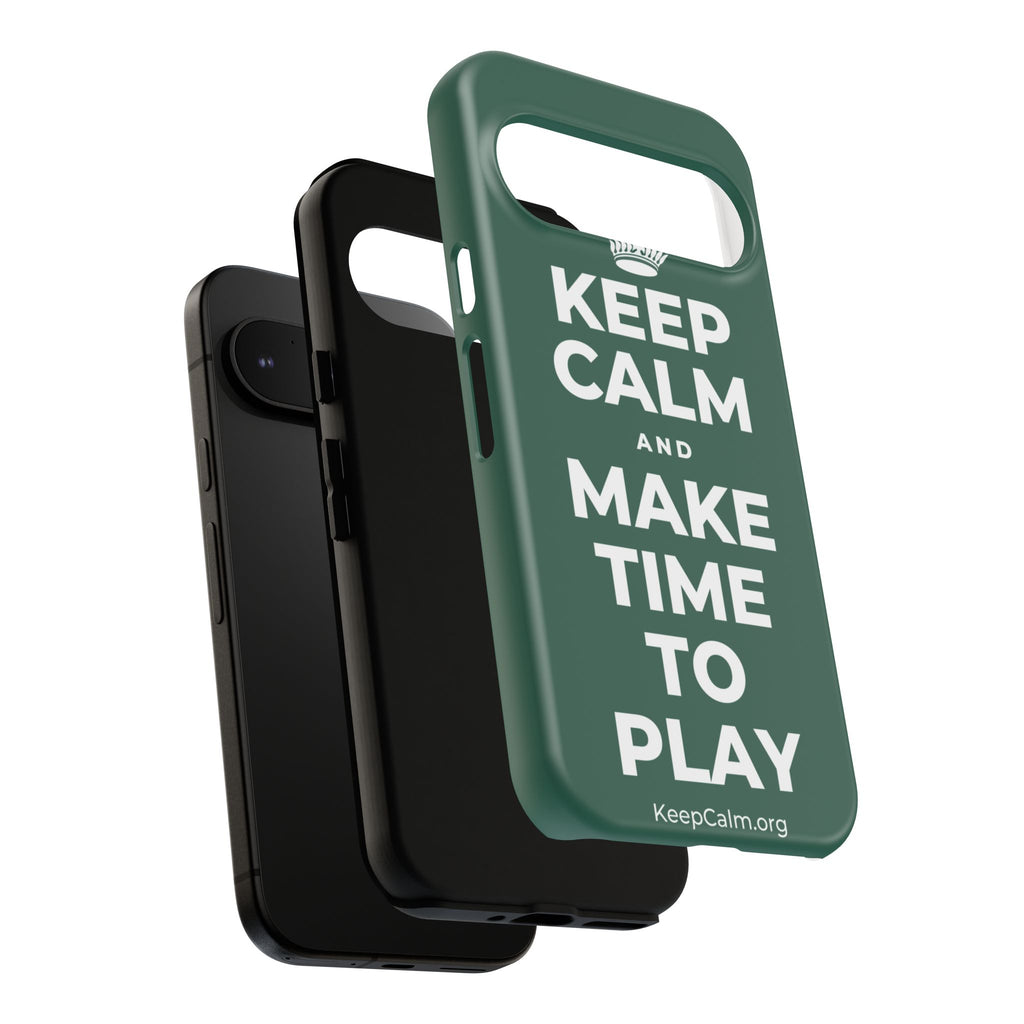 KEEP CALM AND MAKE TIME TO PLAY Phone Case