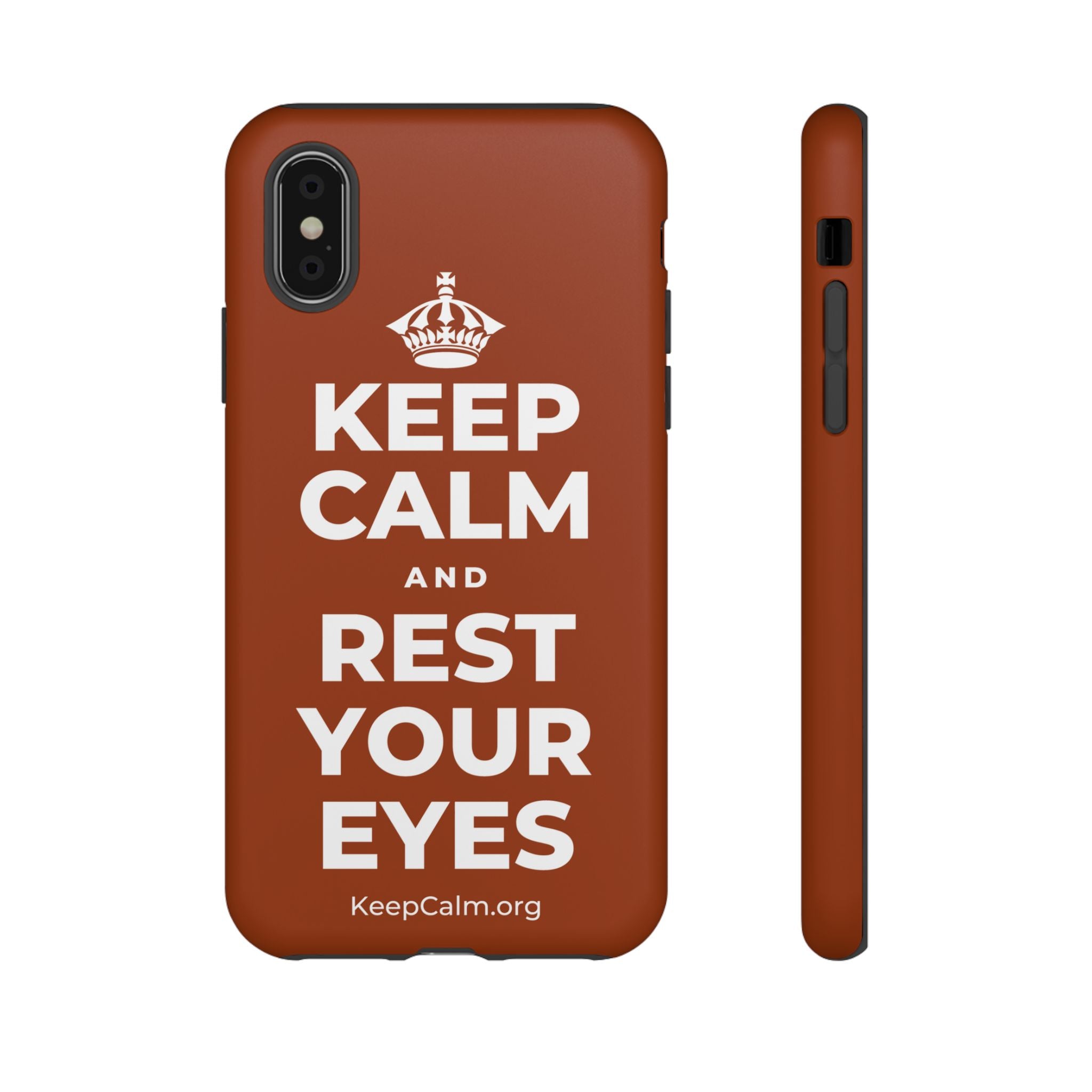 KEEP CALM AND REST YOUR EYES Phone Case
