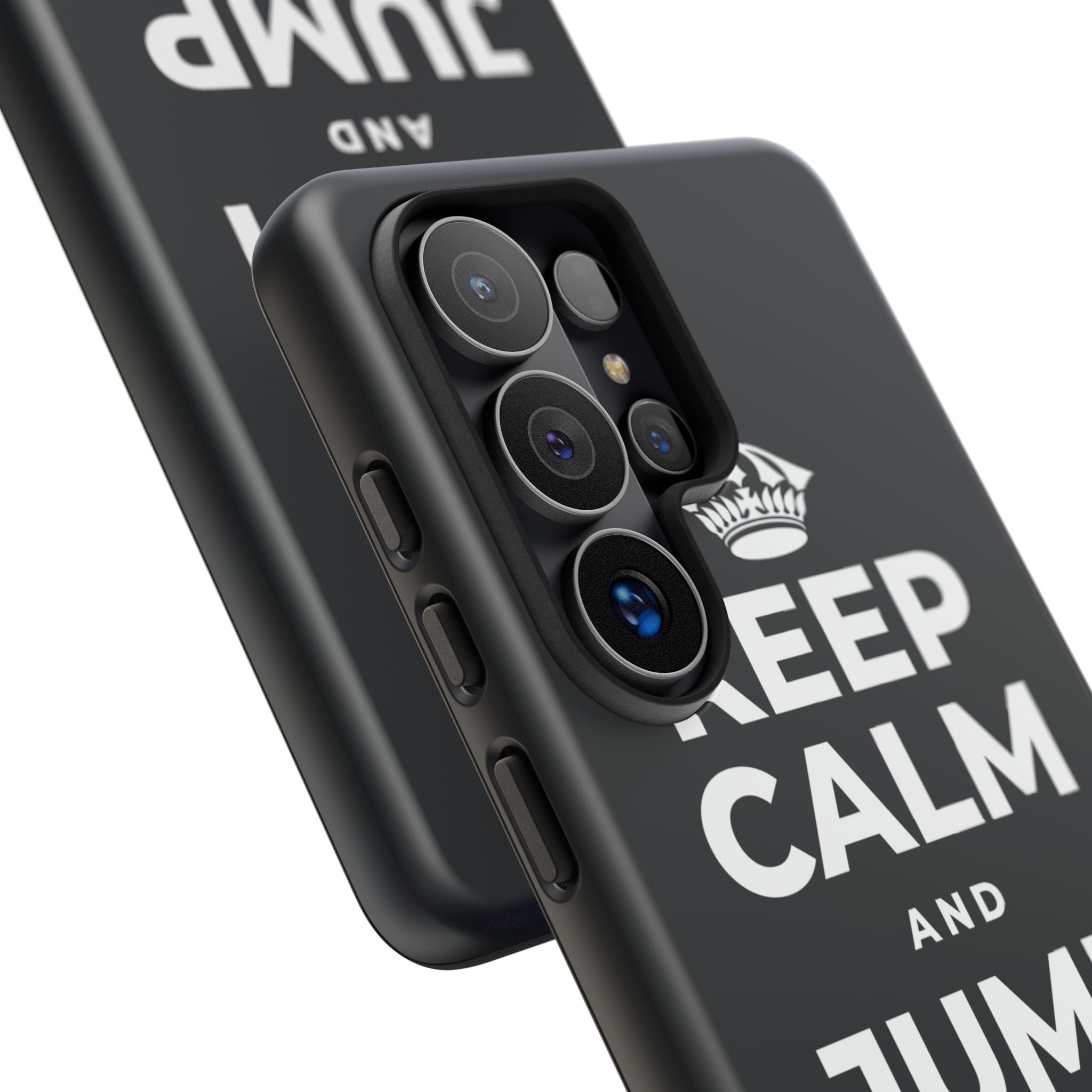 KEEP CALM AND JUMP IN A PUDDLE Phone Case (Dark)