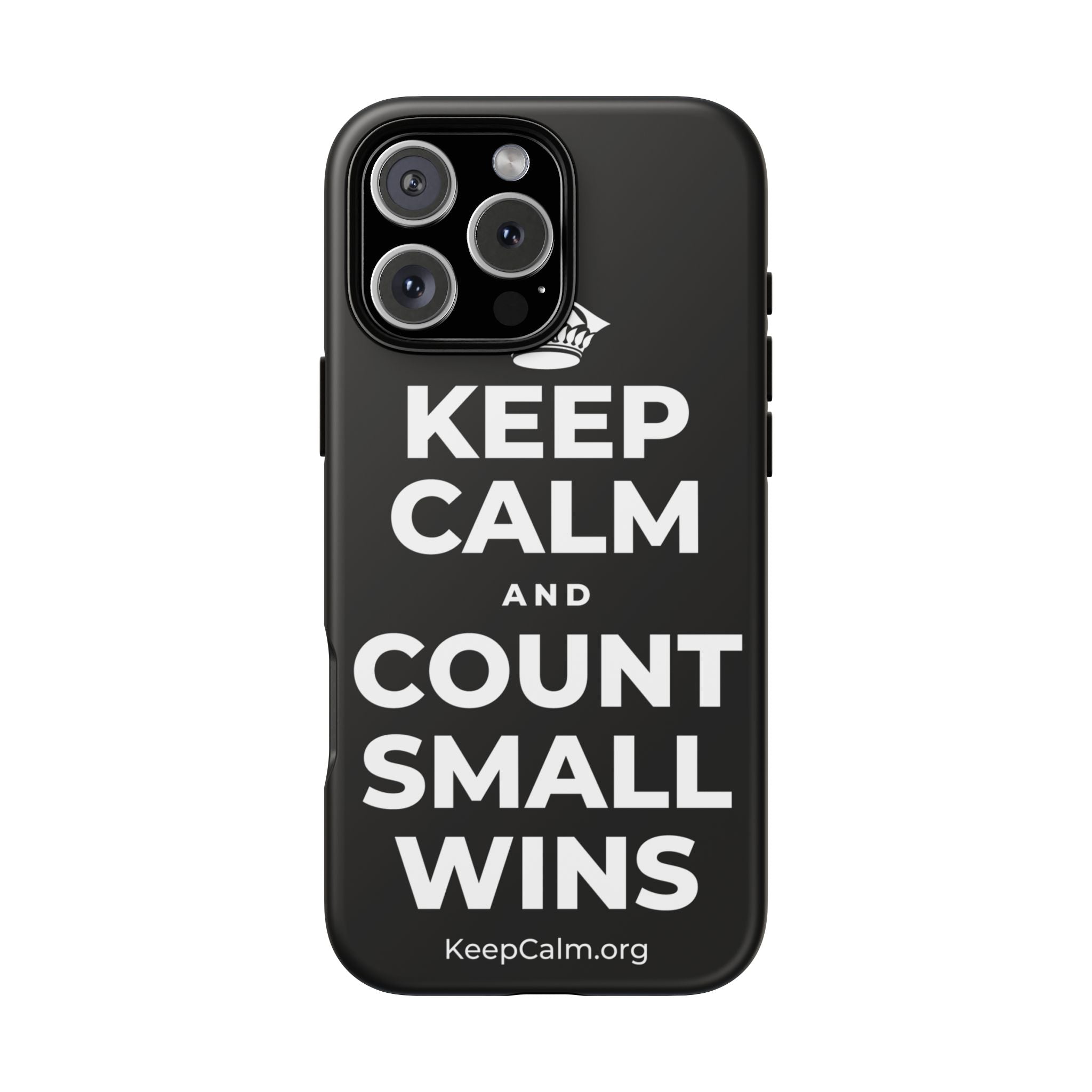 KEEP CALM AND COUNT SMALL WINS Phone Case