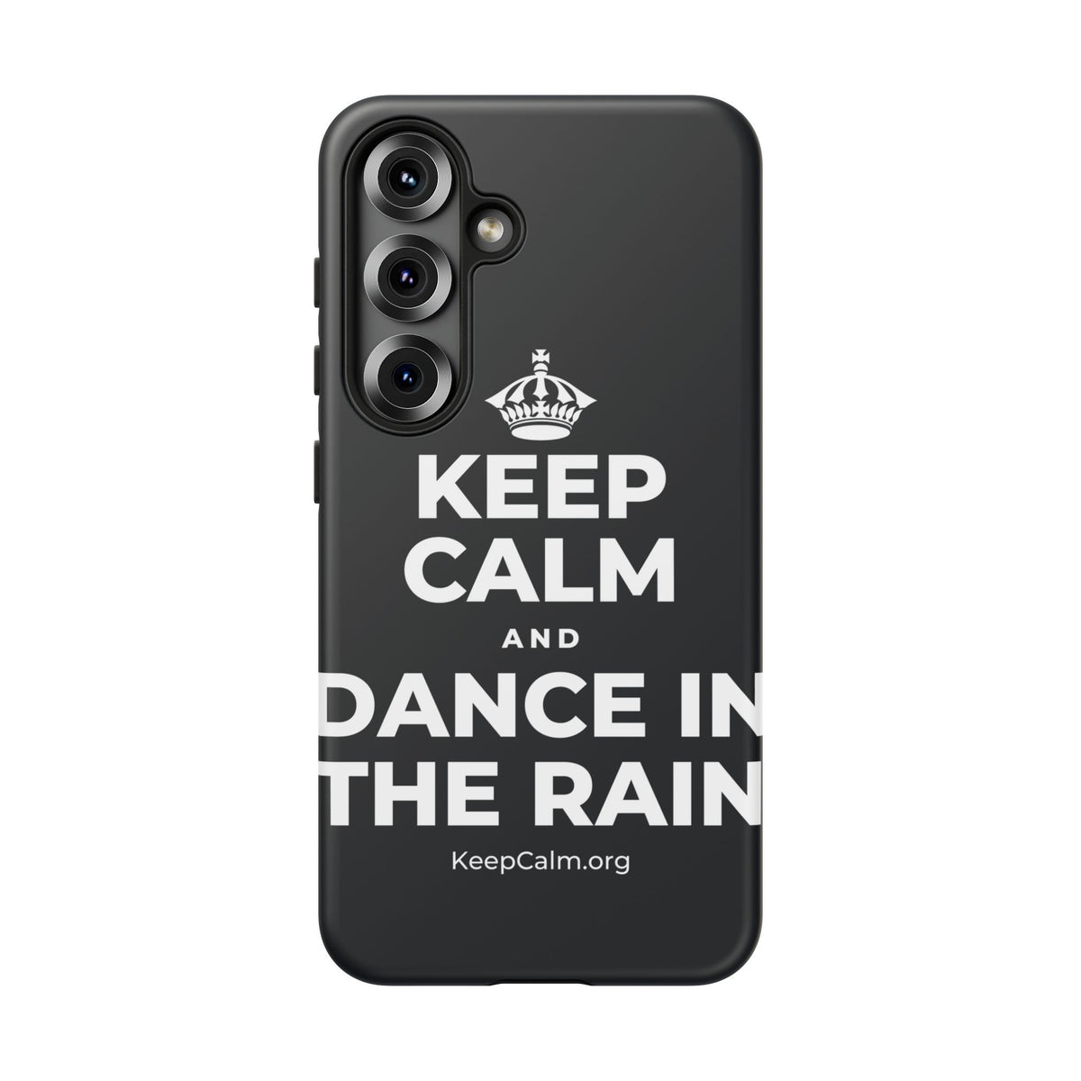 KEEP CALM AND DANCE IN THE RAIN Phone Case (Dark)