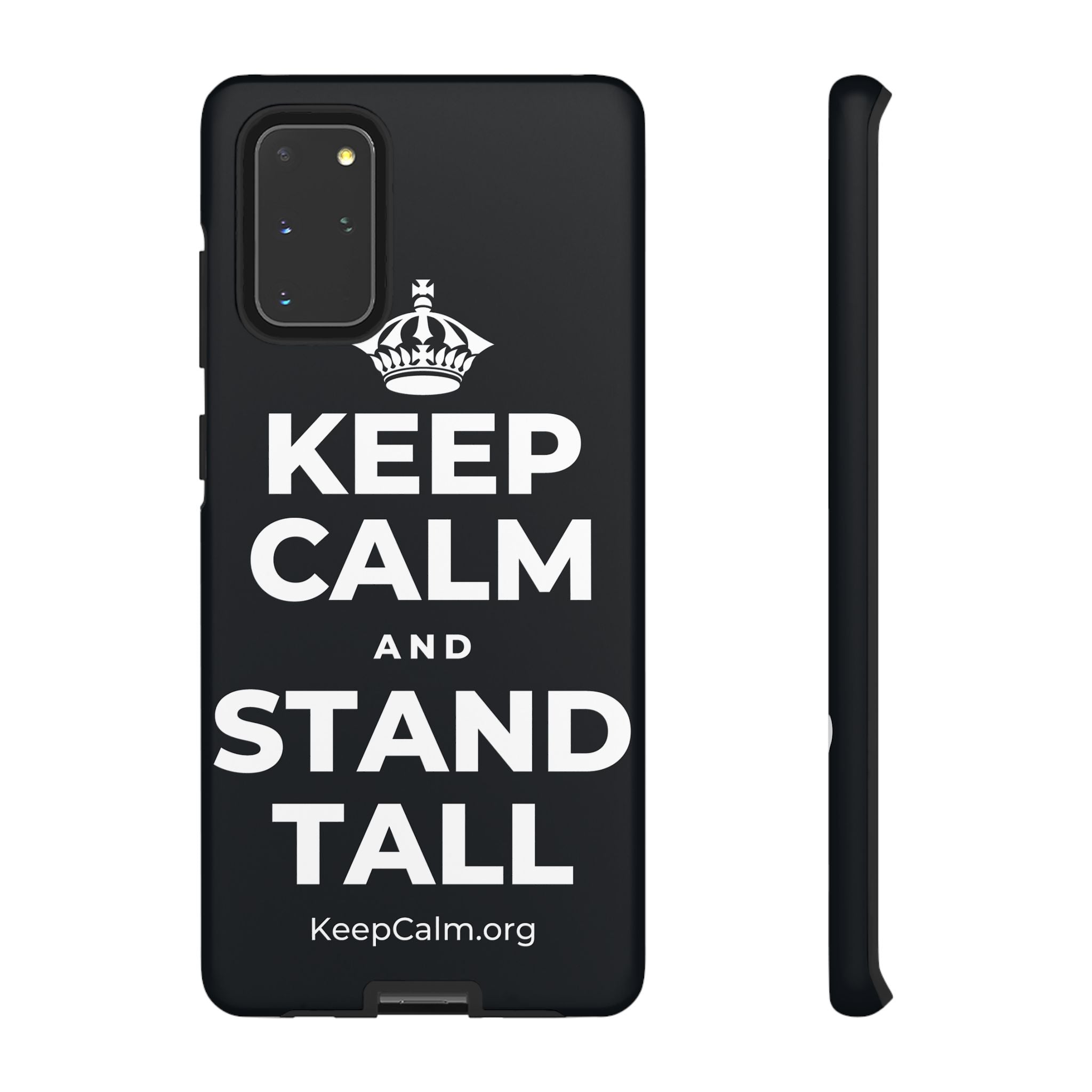 KEEP CALM AND STAND TALL Phone Case (Dark)