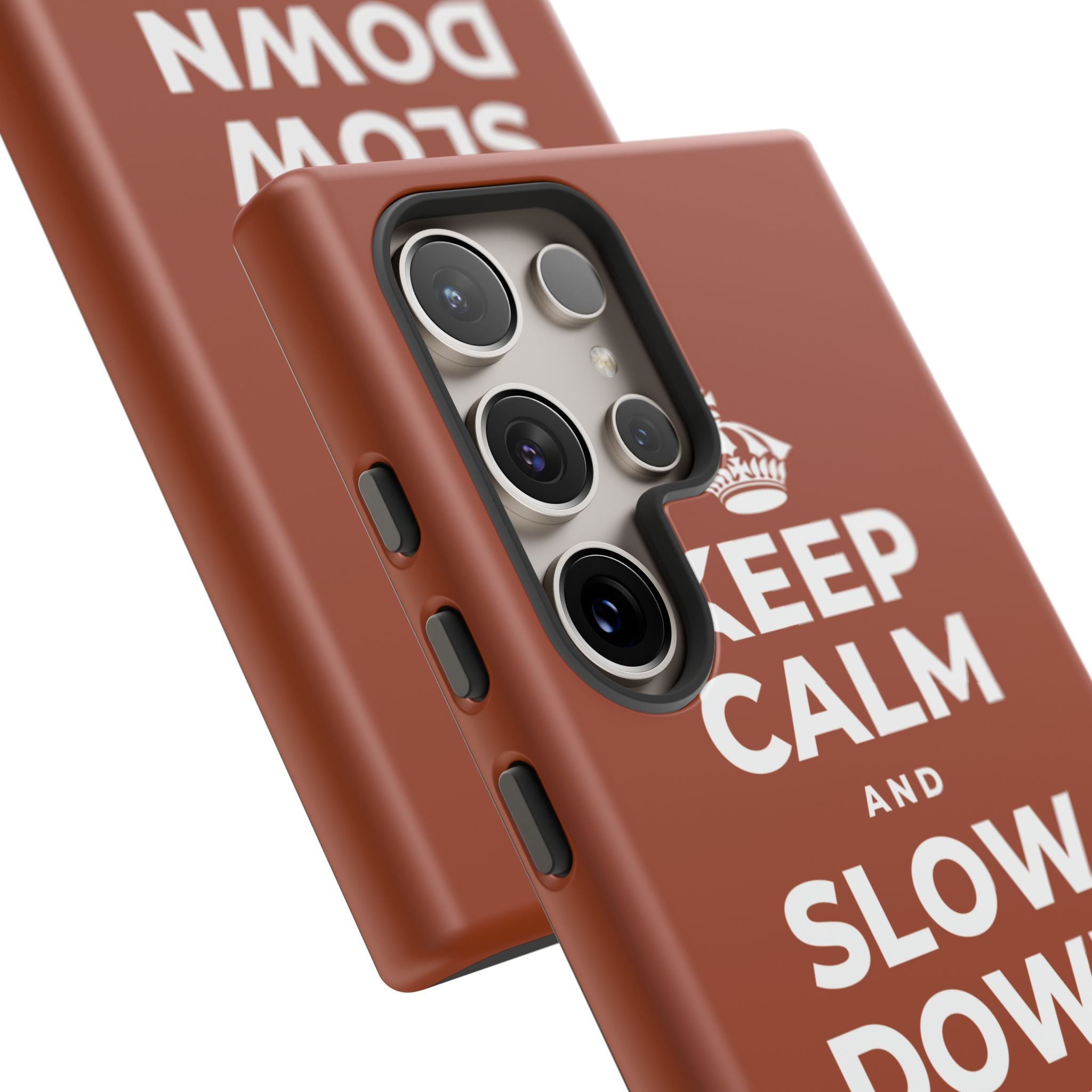 KEEP CALM AND SLOW DOWN WITH THE SEASON Phone Case