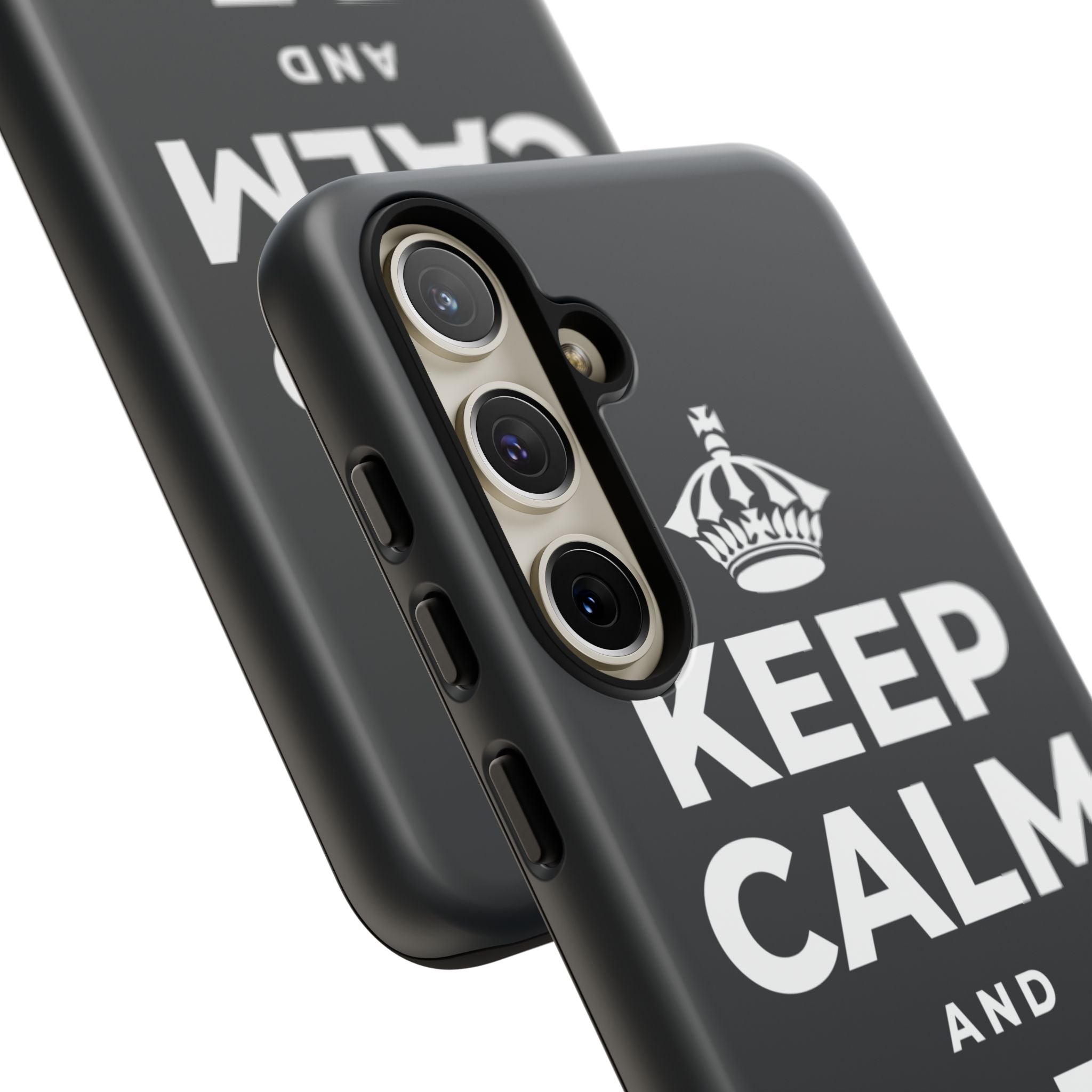 KEEP CALM AND BE PROUD Phone Case (Dark)