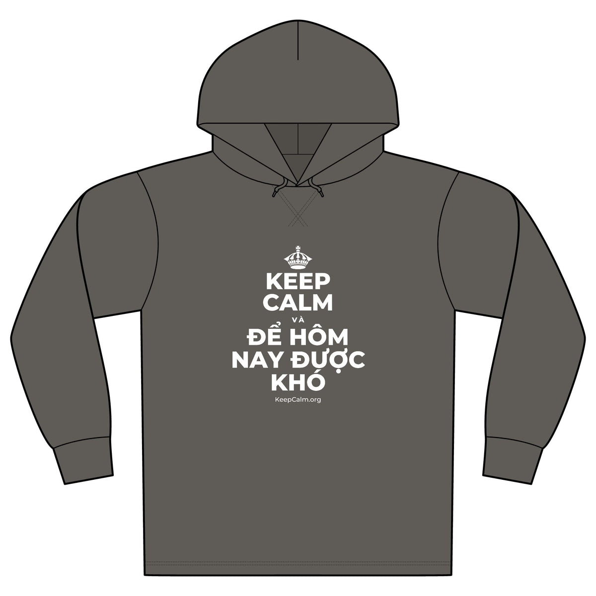 KEEP CALM VÀ ĐỂ HÔM NAY ĐƯỢC KHÓ Organic Hoodie Tee