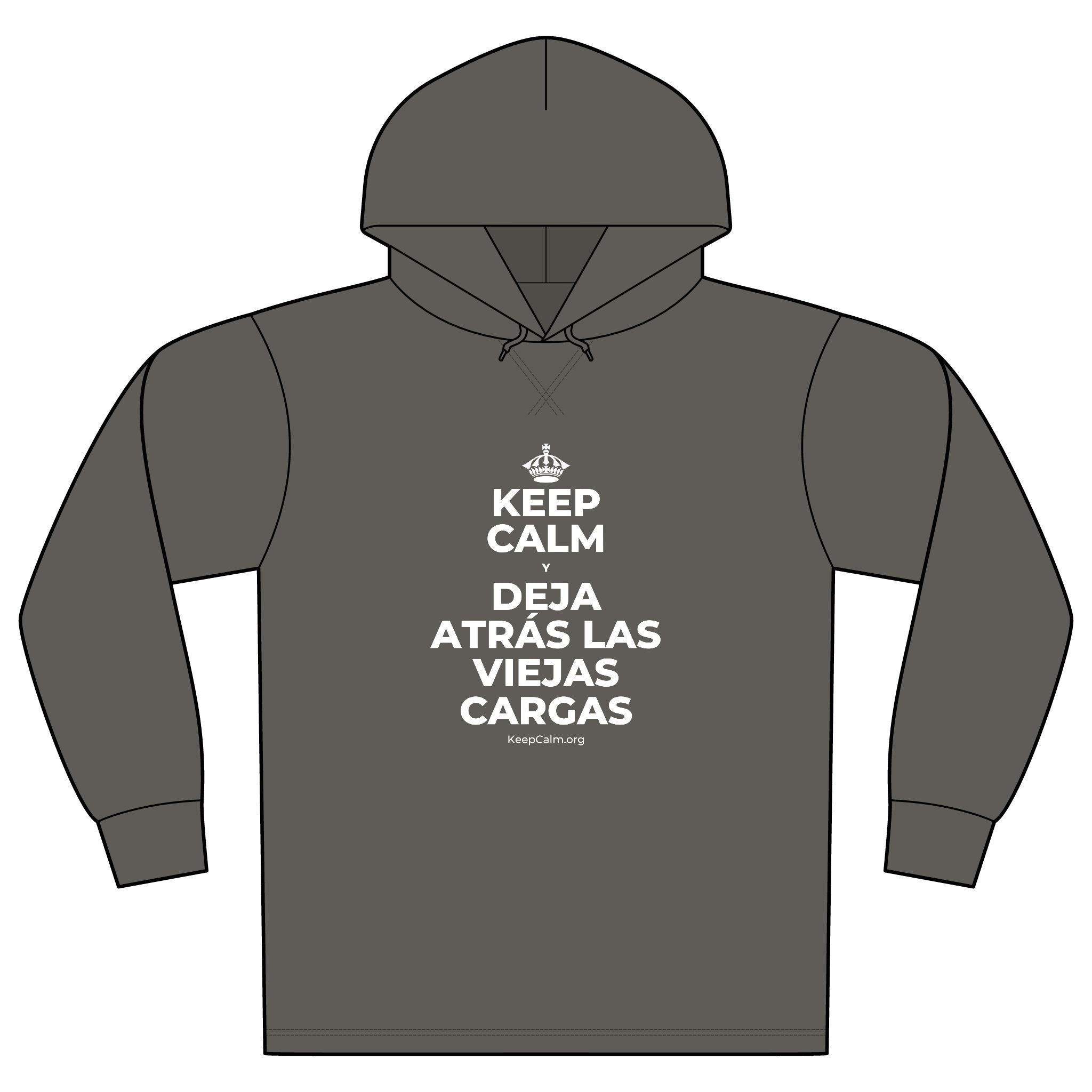 KEEP CALM Y DEJA ATRÁS LAS VIEJAS CARGAS Organic Hoodie Tee