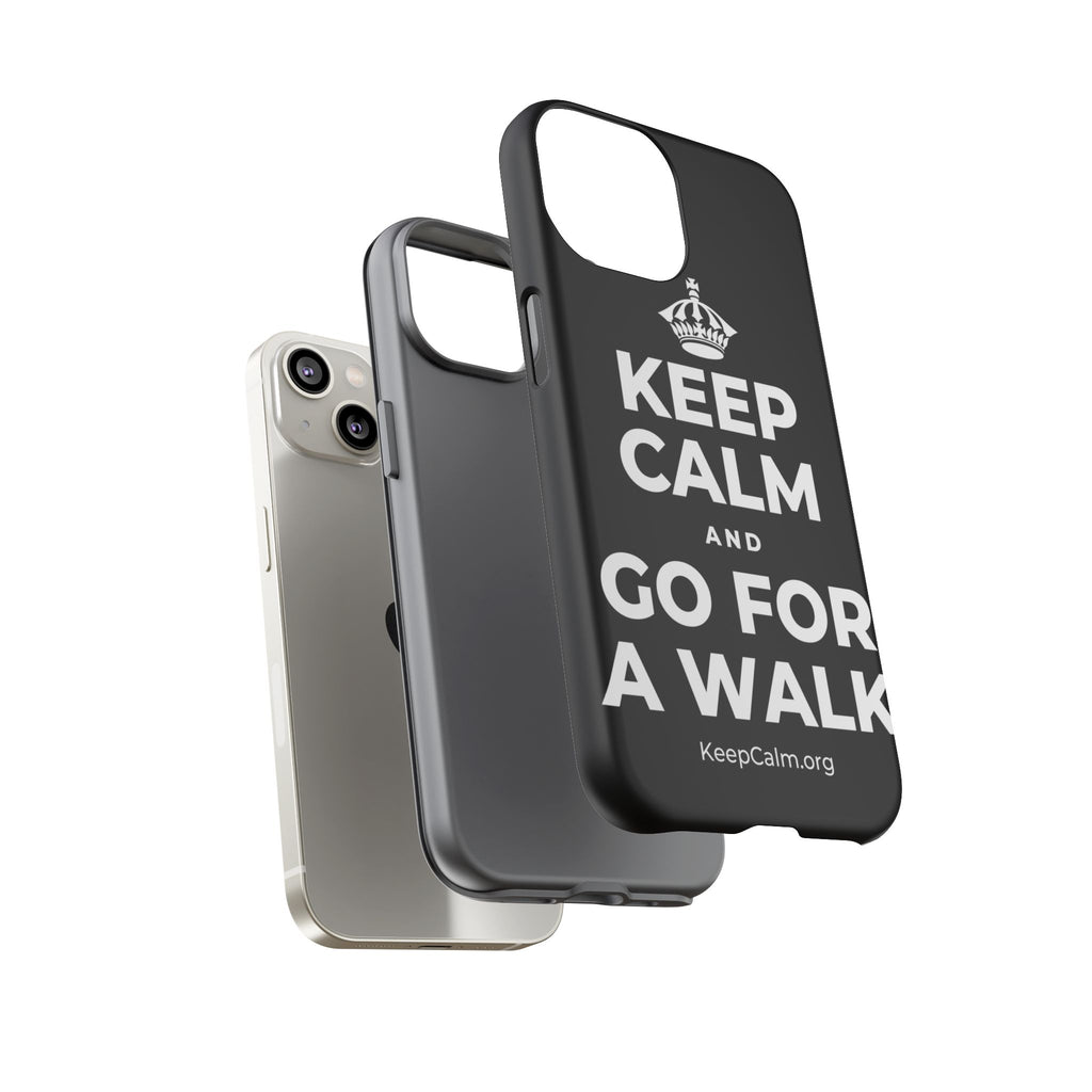 KEEP CALM AND GO FOR A WALK Phone Case