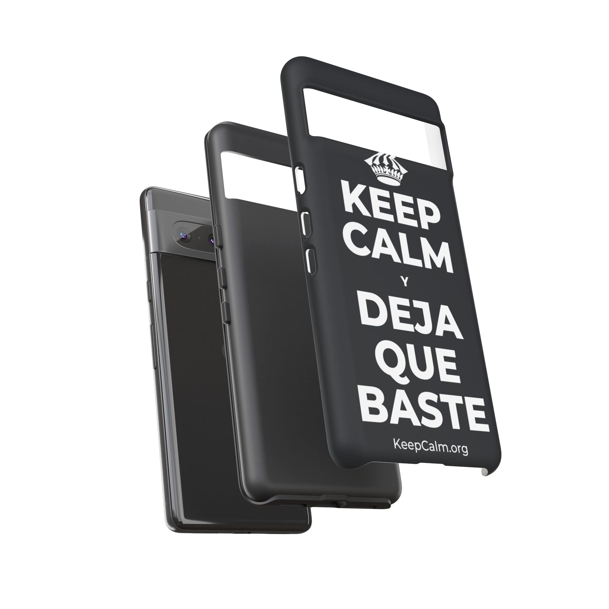 KEEP CALM Y DEJA QUE BASTE Phone Case (Dark)