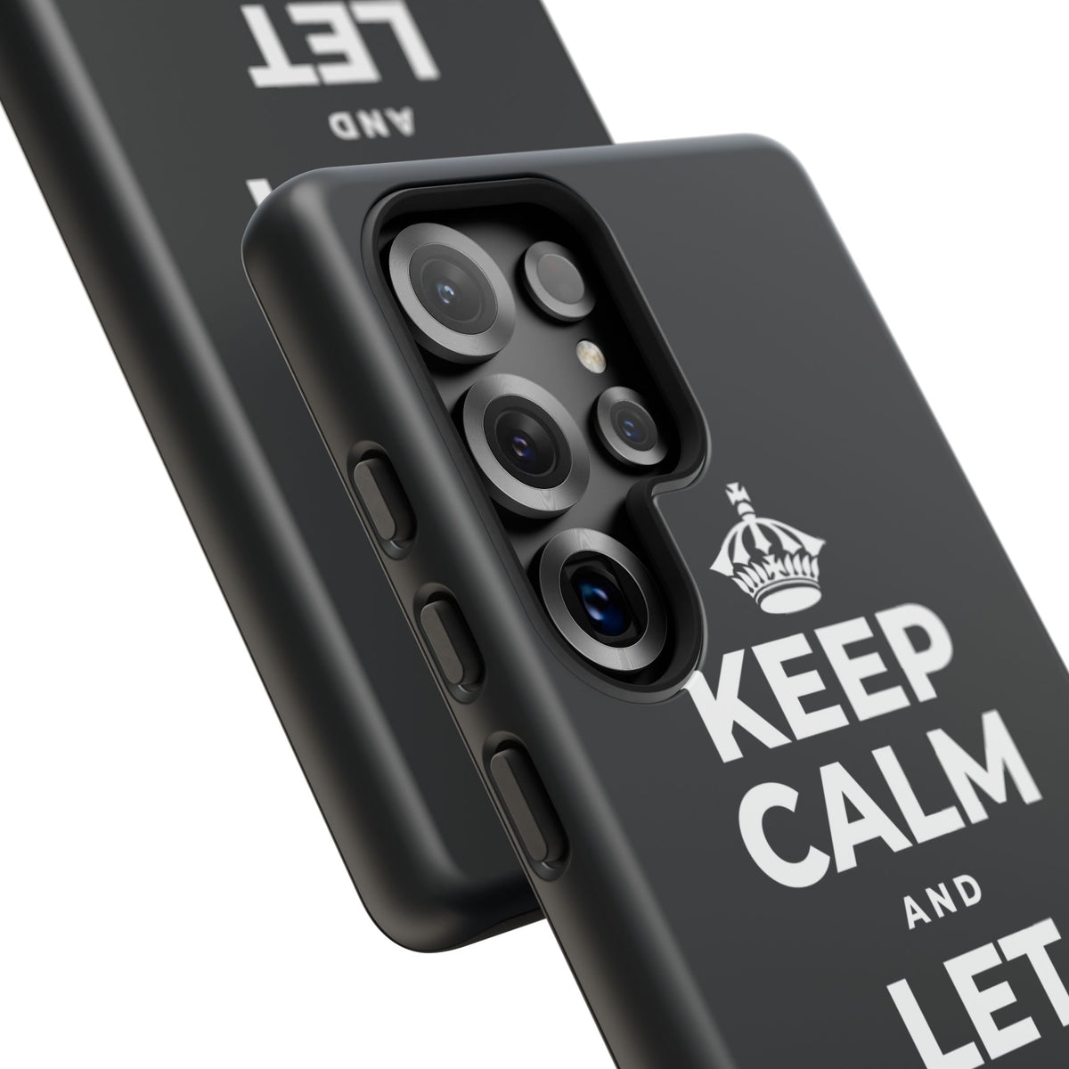 KEEP CALM AND LET YOURSELF ENJOY IT Phone Case (Dark)