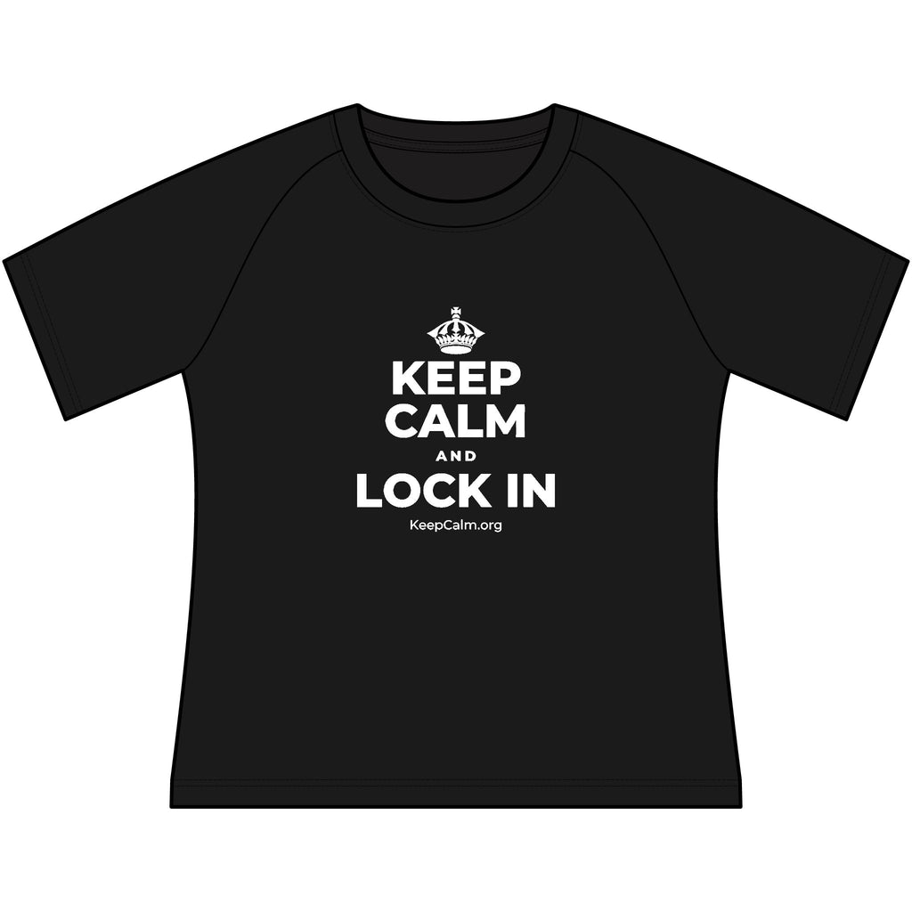 KEEP CALM AND LOCK IN Women's Raglan Tee