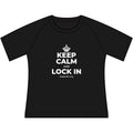 KEEP CALM AND LOCK IN Women's Raglan Tee