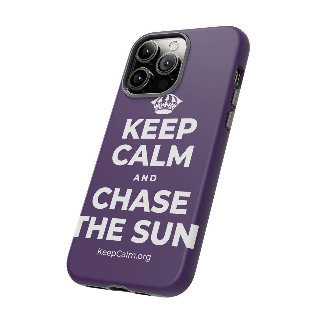 KEEP CALM AND CHASE THE SUN Phone Case