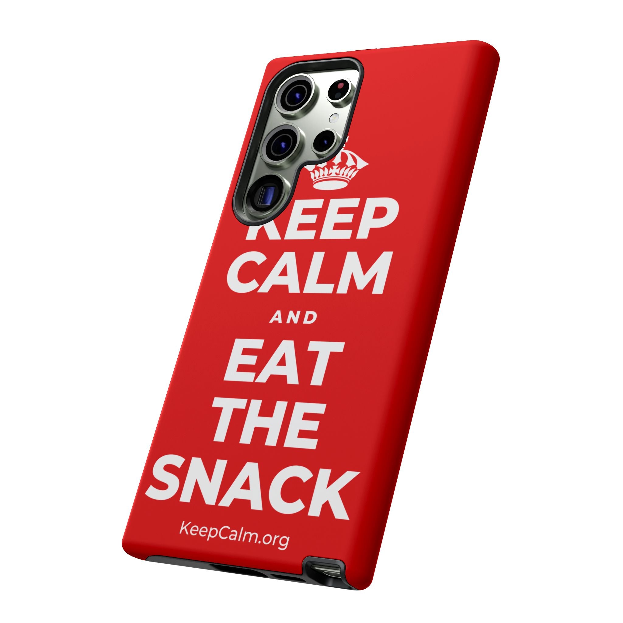 KEEP CALM AND EAT THE SNACK Phone Case