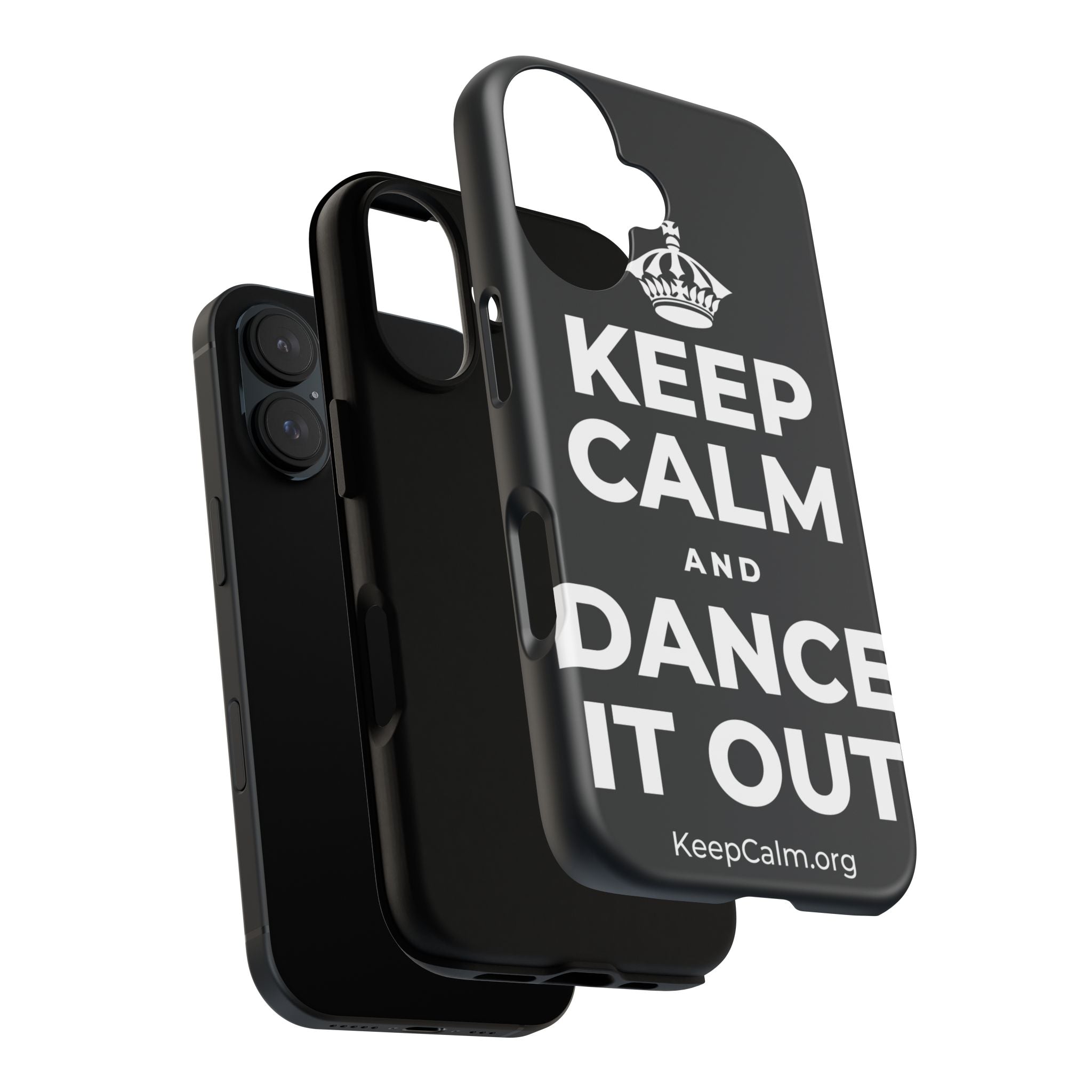 KEEP CALM AND DANCE IT OUT Phone Case (Dark)