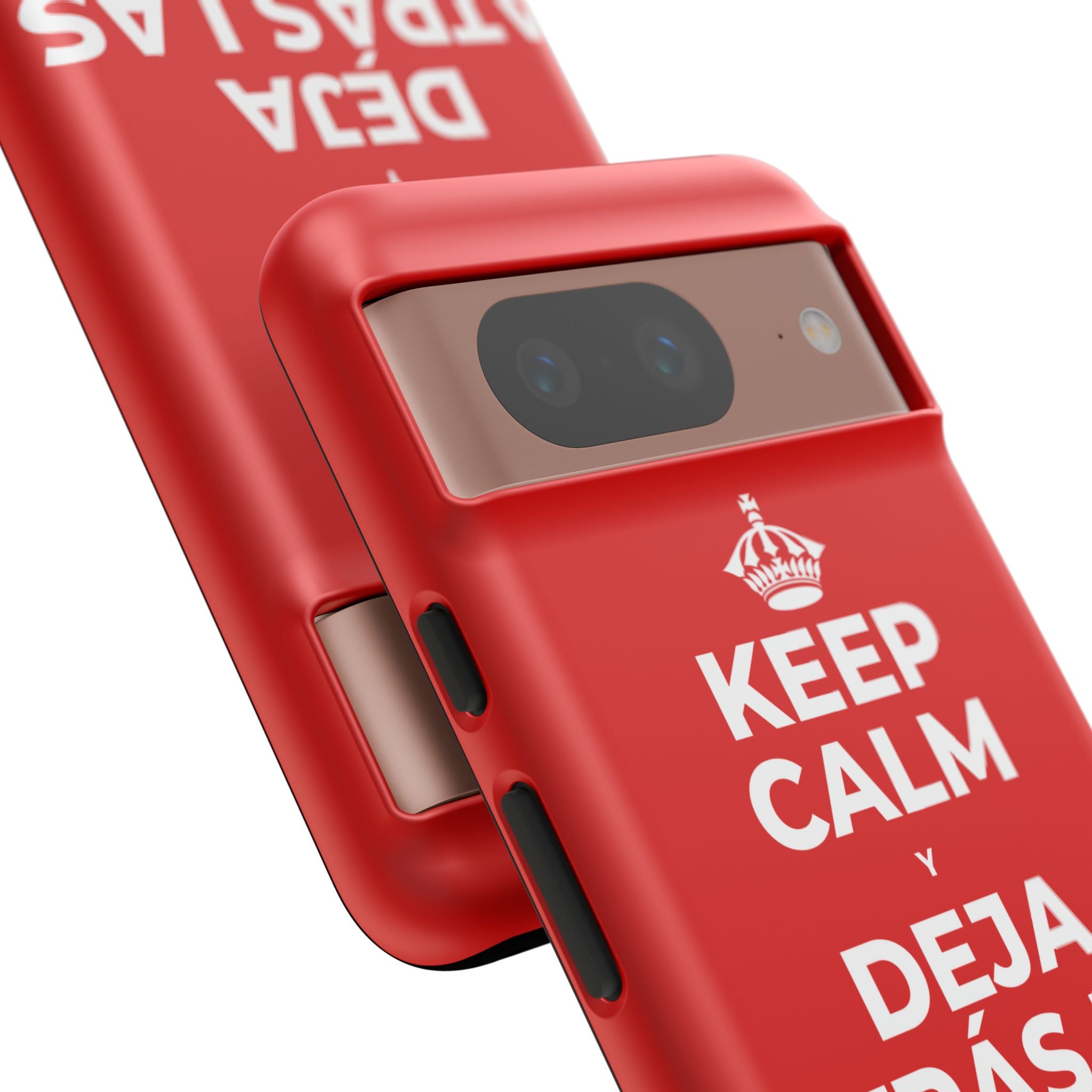 KEEP CALM Y DEJA ATRÁS LAS VIEJAS CARGAS Phone Case