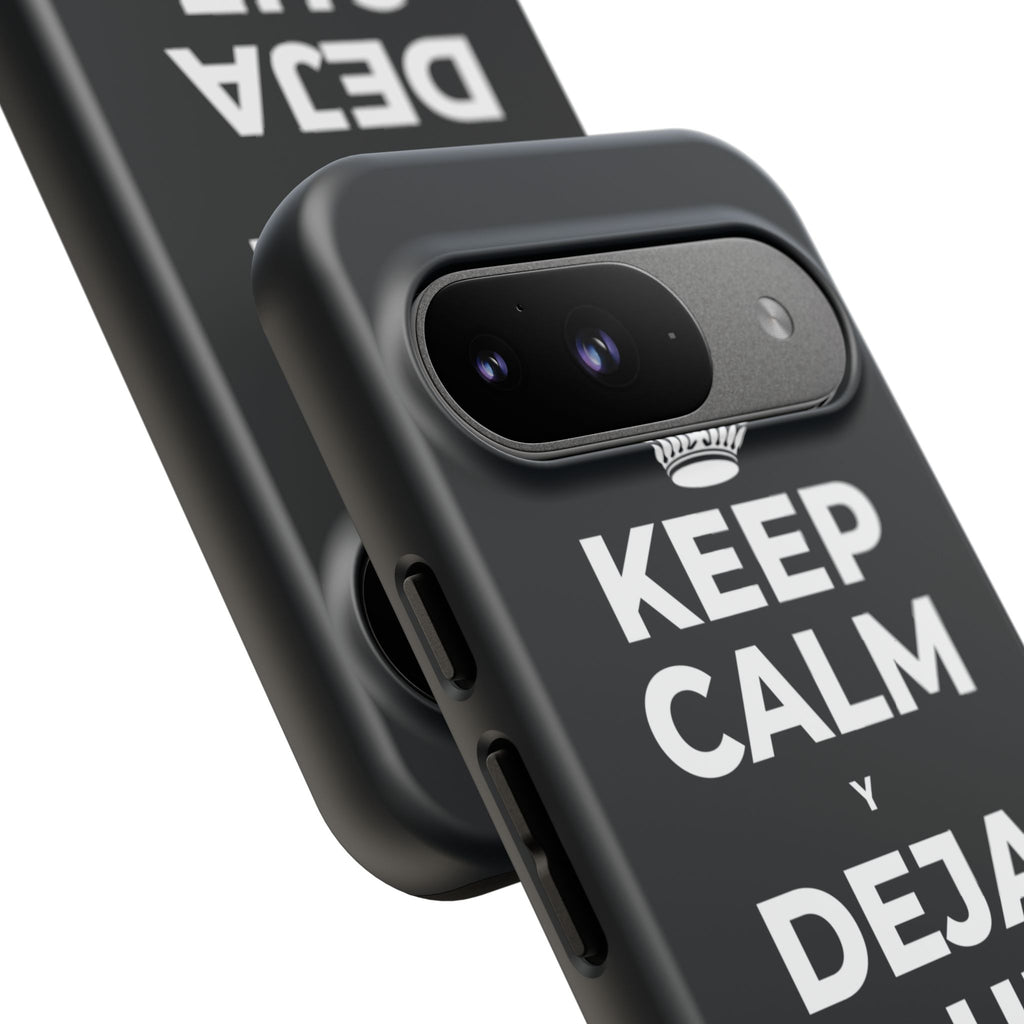 KEEP CALM Y DEJA QUE SE ENFRÍE Phone Case (Dark)