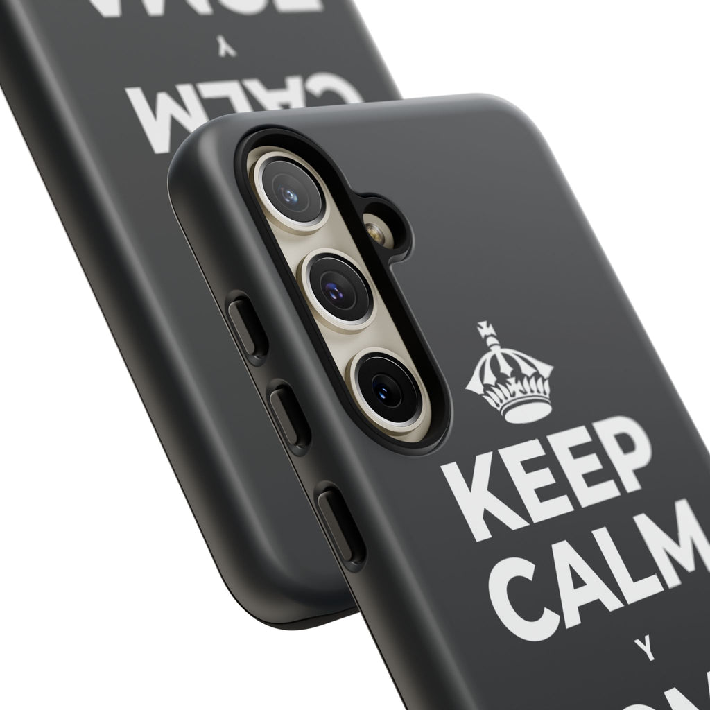 KEEP CALM Y TOMA AGUA Phone Case (Dark)
