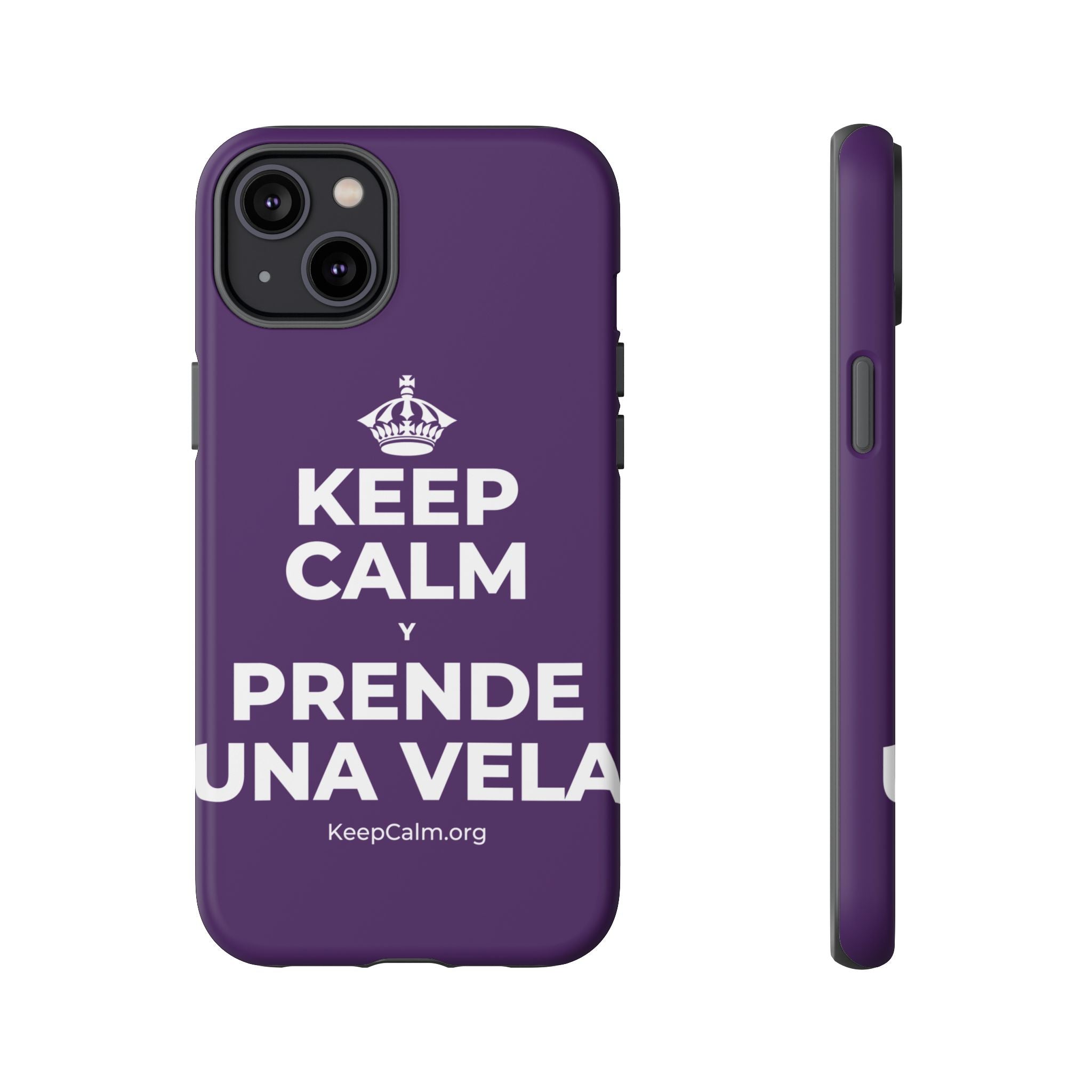 KEEP CALM Y PRENDE UNA VELA Phone Case