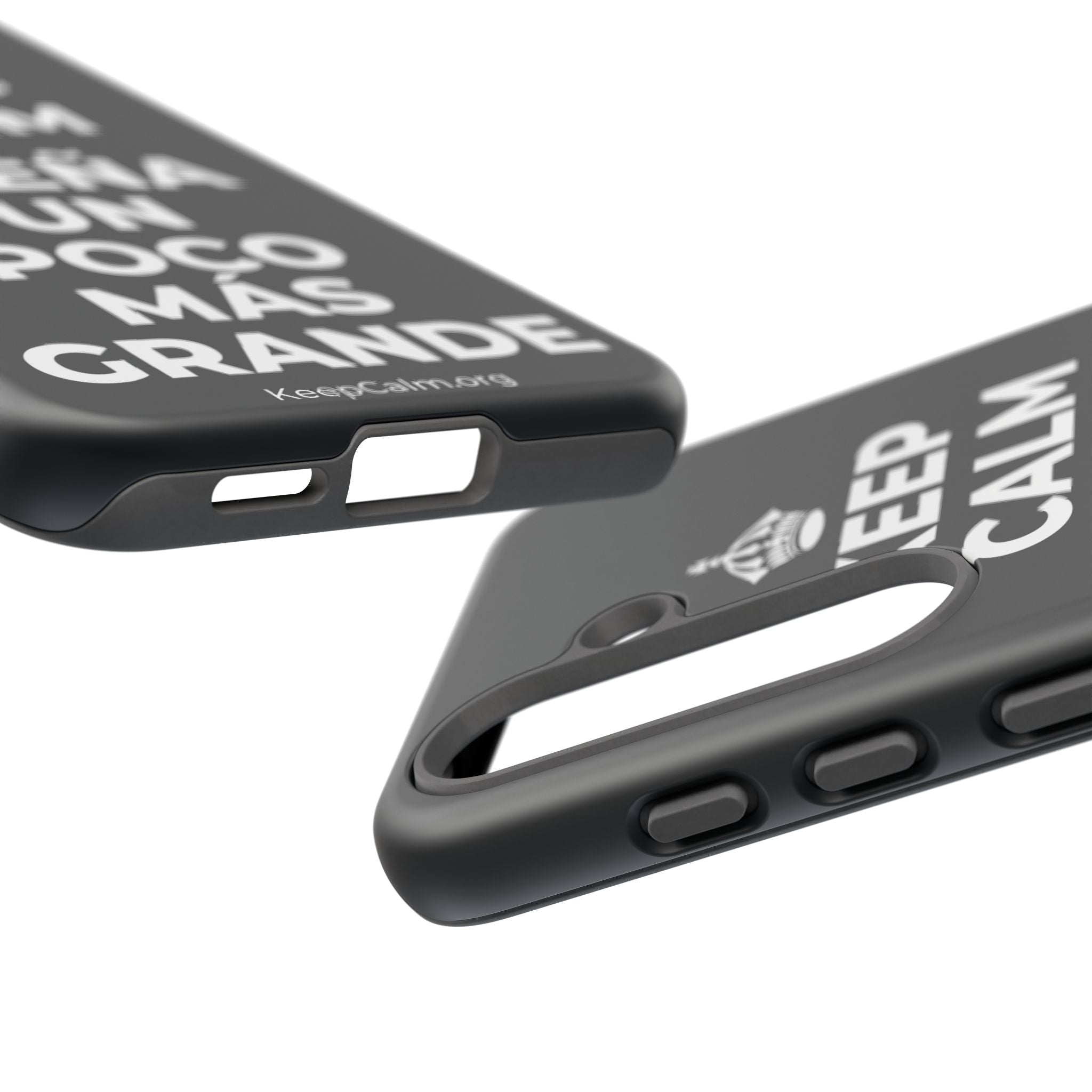 KEEP CALM Y SUEÑA UN POCO MÁS GRANDE Phone Case (Dark)