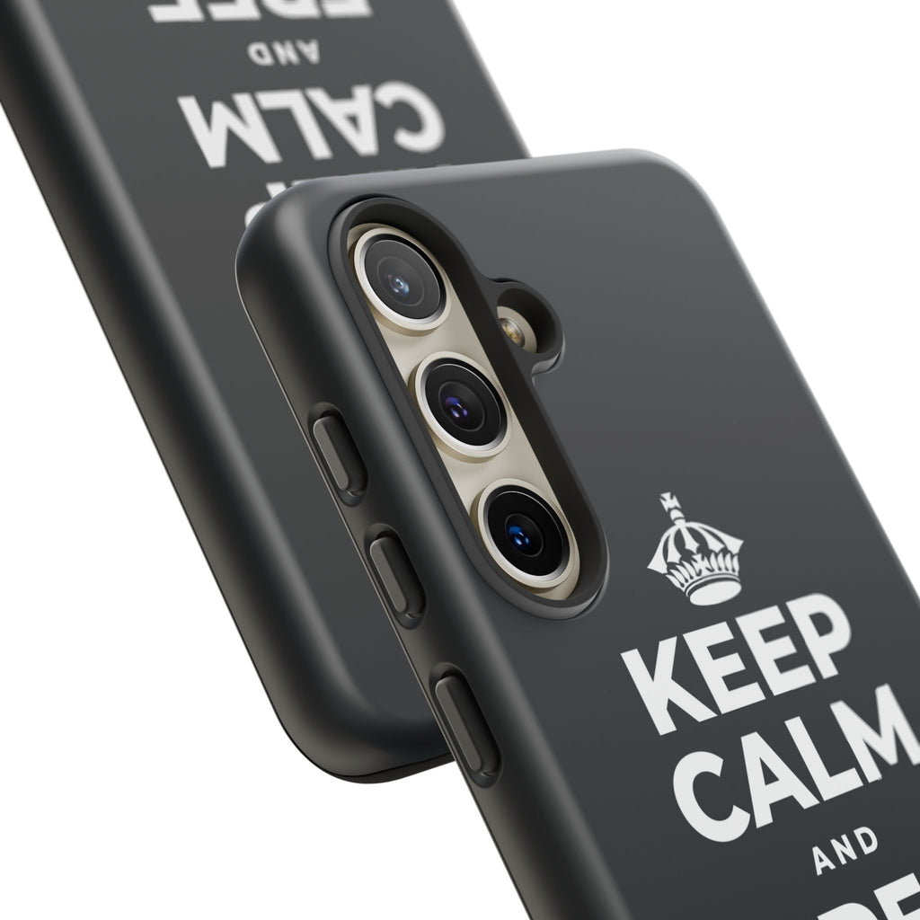 KEEP CALM AND FREE YOURSELF Phone Case (Dark)