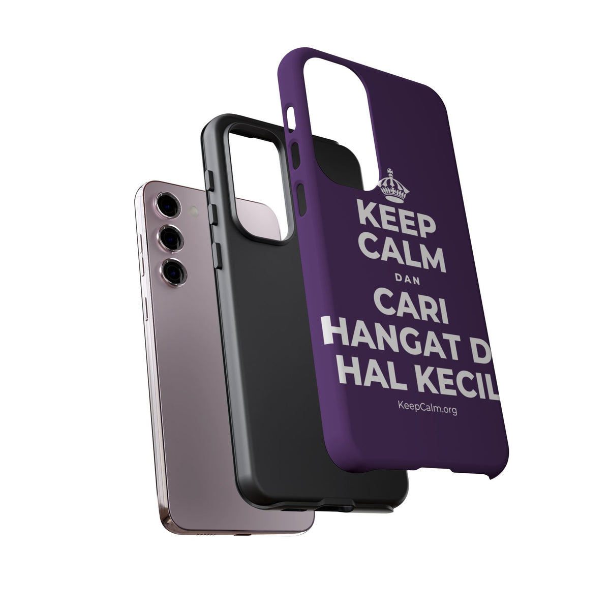 KEEP CALM DAN CARI HANGAT DI HAL KECIL Phone Case