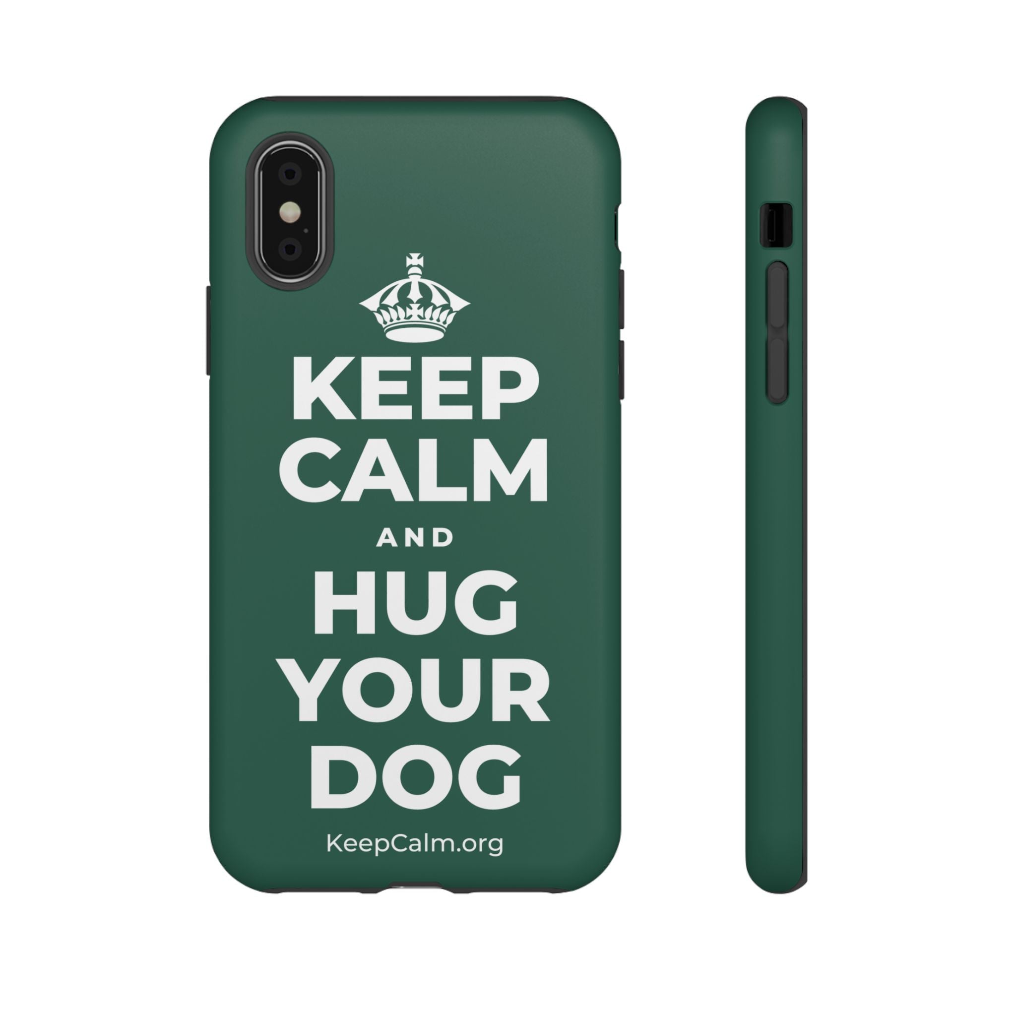KEEP CALM AND HUG YOUR DOG Phone Case
