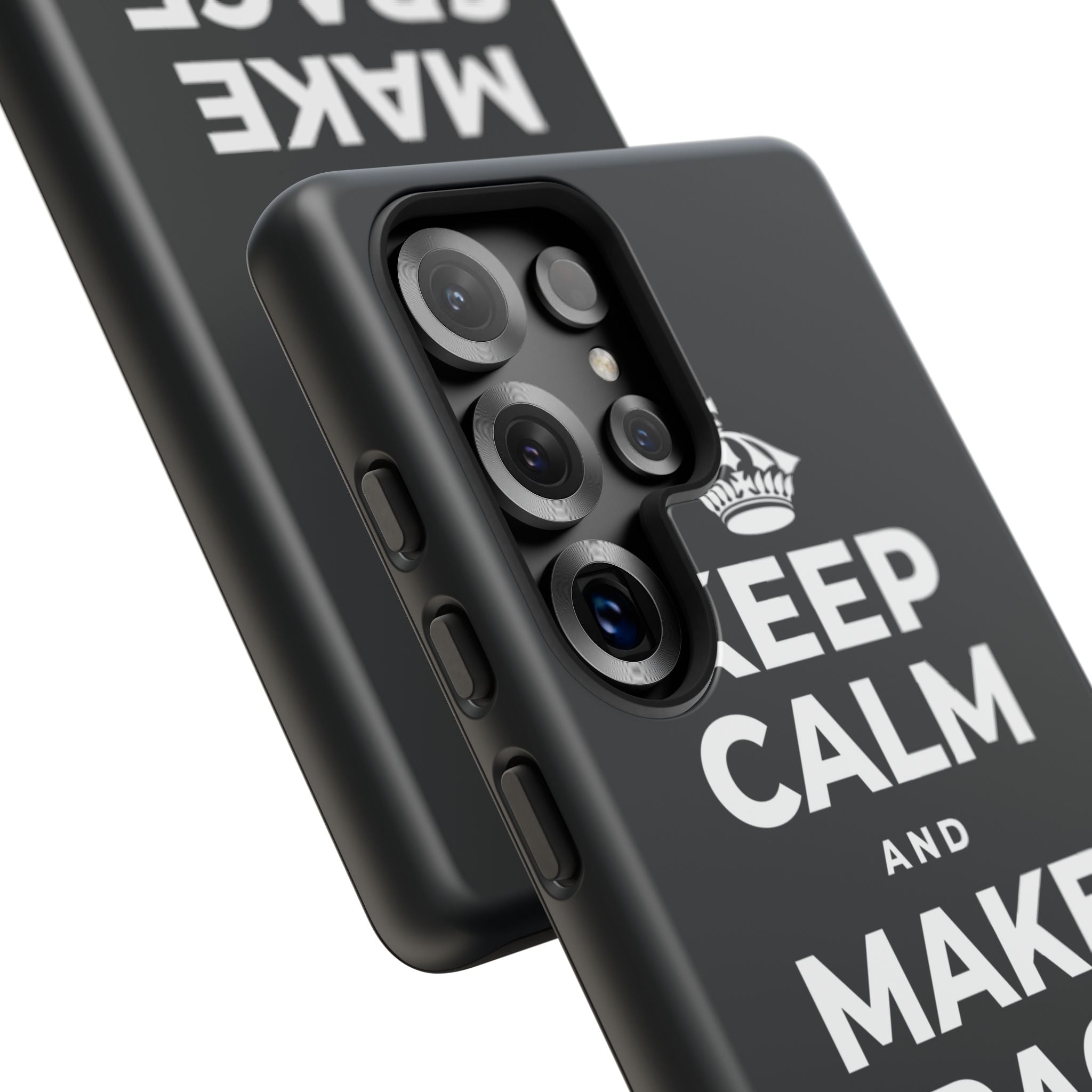 KEEP CALM AND MAKE SPACE TO BREATHE Phone Case (Dark)