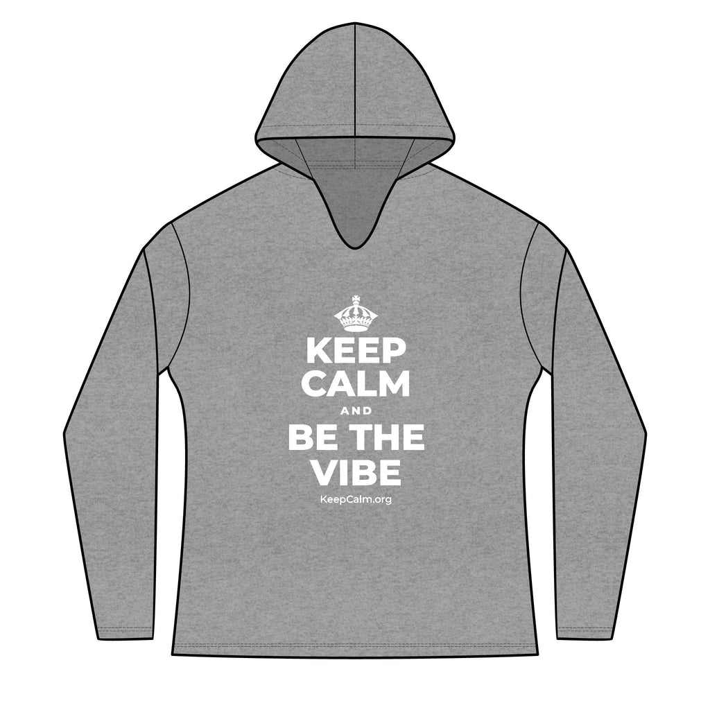 KEEP CALM AND BE THE VIBE Women's Long Sleeve Hoodie