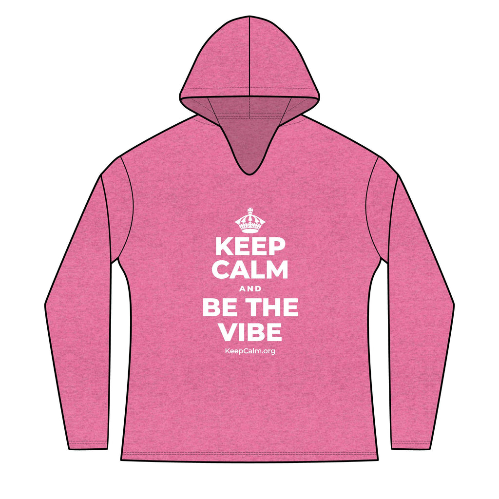 KEEP CALM AND BE THE VIBE Women's Long Sleeve Hoodie
