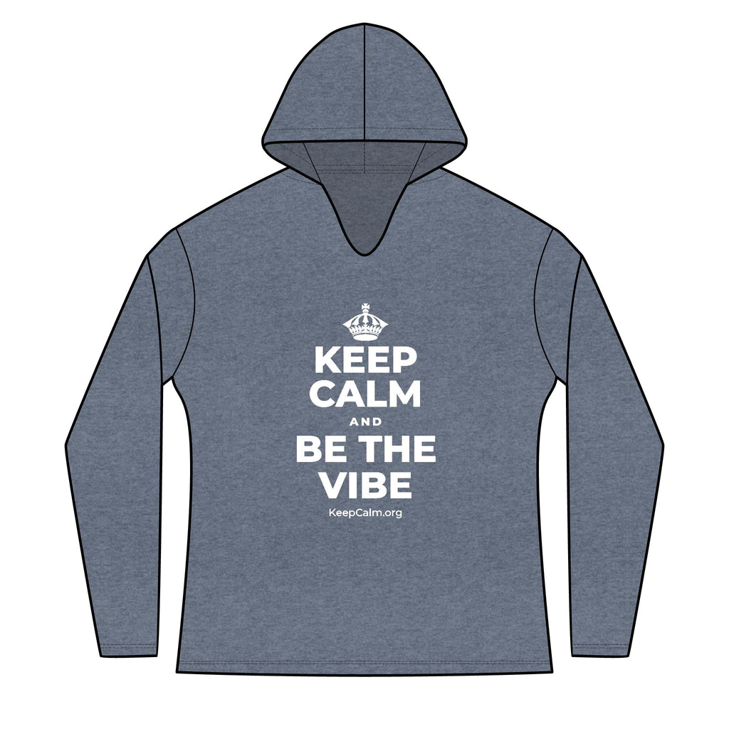 KEEP CALM AND BE THE VIBE Women's Long Sleeve Hoodie