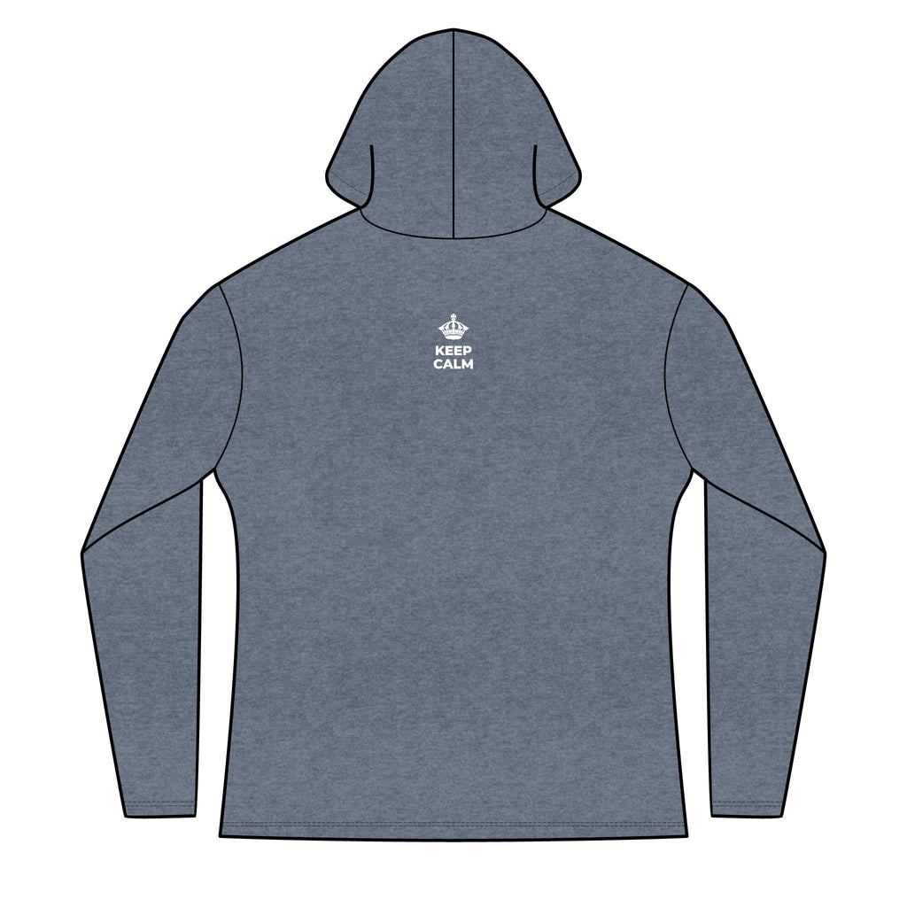 KEEP CALM A MOE WĀWAE I KA PŌ Women's Long Sleeve Hoodie