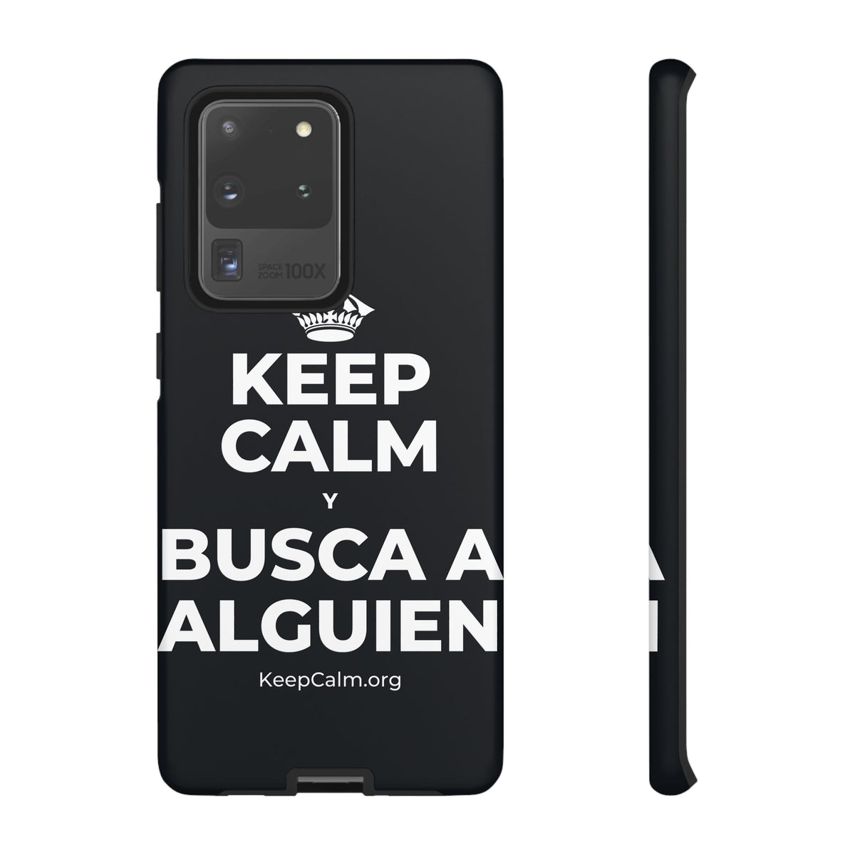 KEEP CALM Y BUSCA A ALGUIEN Phone Case (Dark)