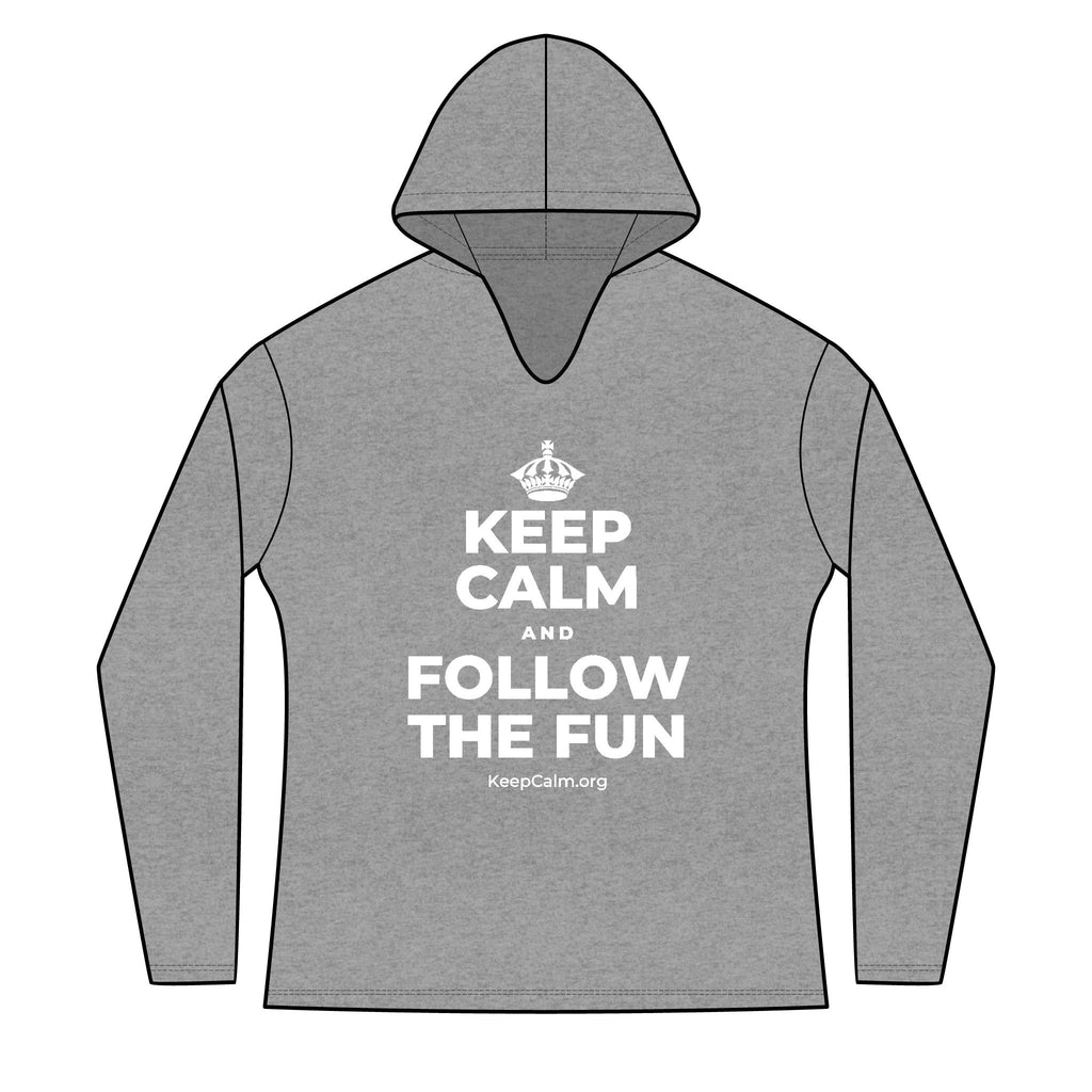 KEEP CALM AND FOLLOW THE FUN Women's Long Sleeve Hoodie