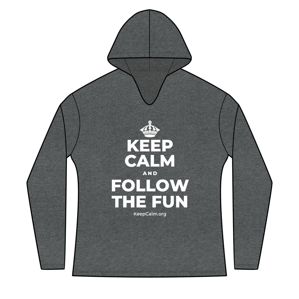 KEEP CALM AND FOLLOW THE FUN Women's Long Sleeve Hoodie