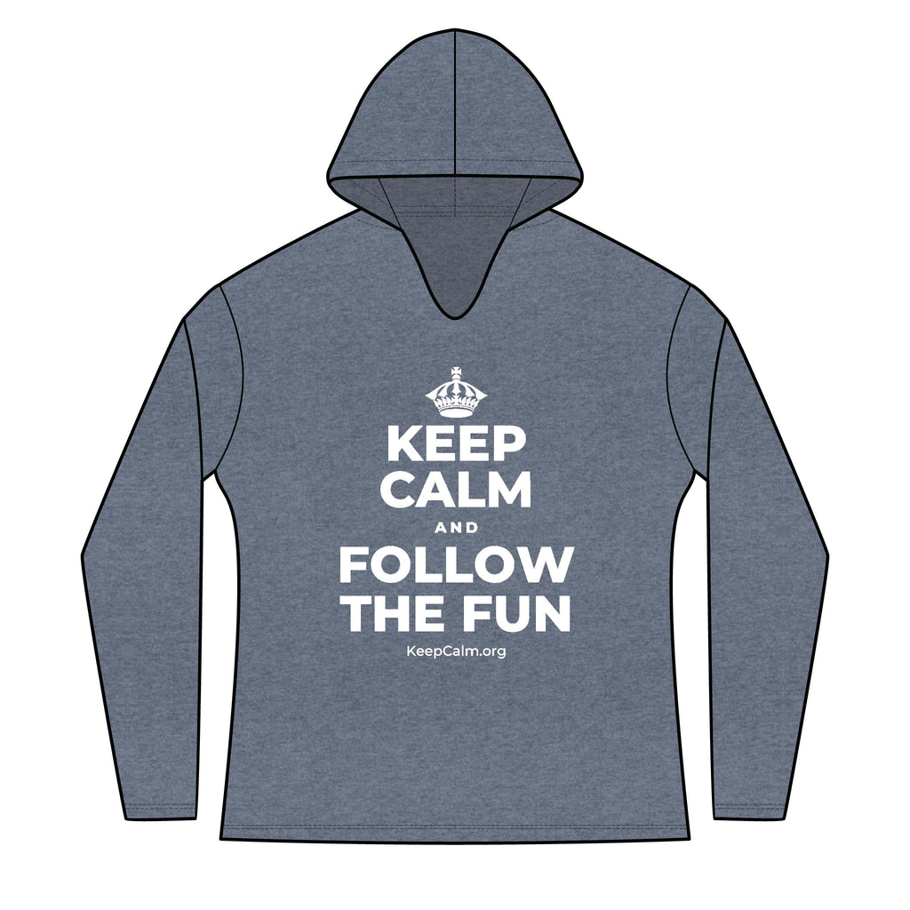 KEEP CALM AND FOLLOW THE FUN Women's Long Sleeve Hoodie