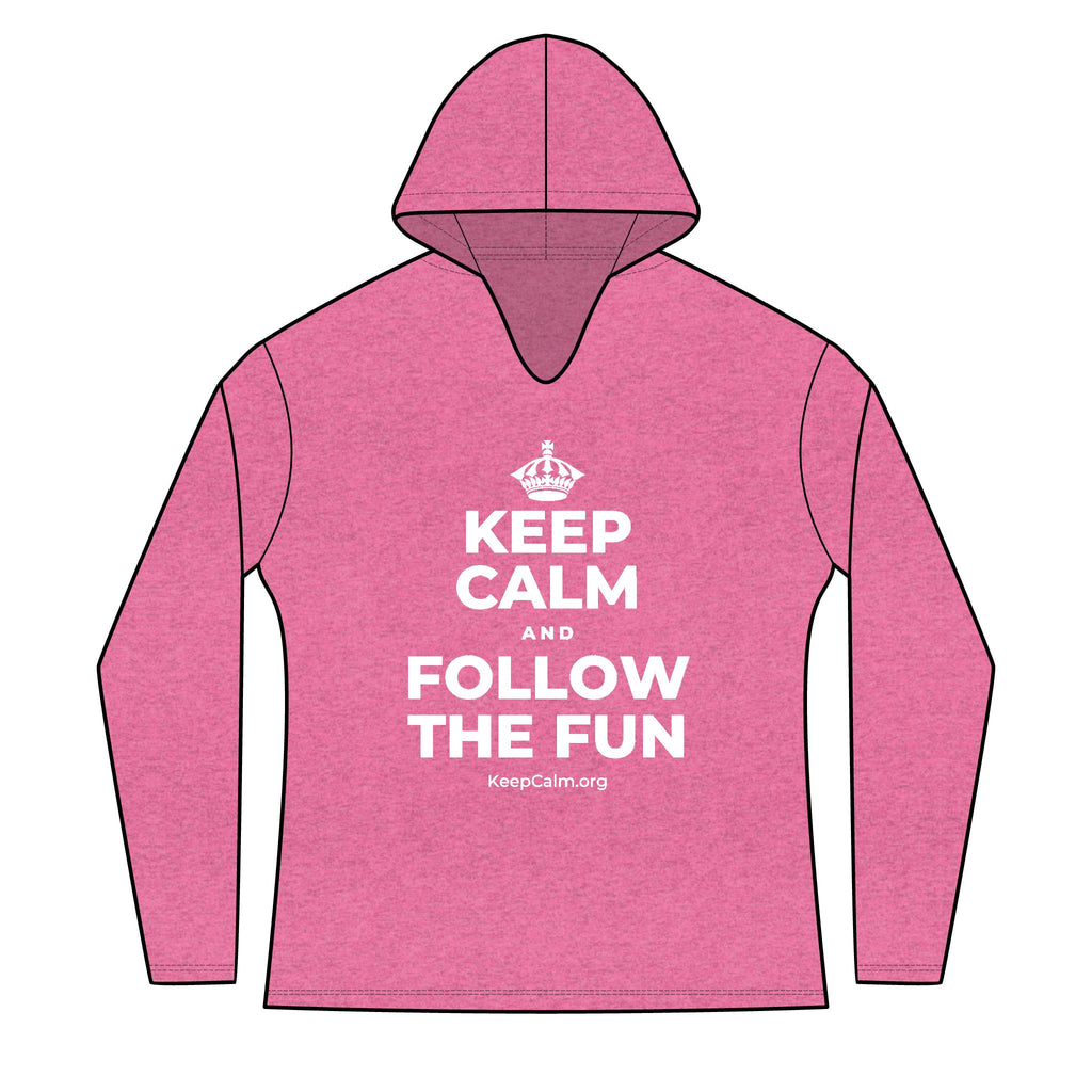 KEEP CALM AND FOLLOW THE FUN Women's Long Sleeve Hoodie