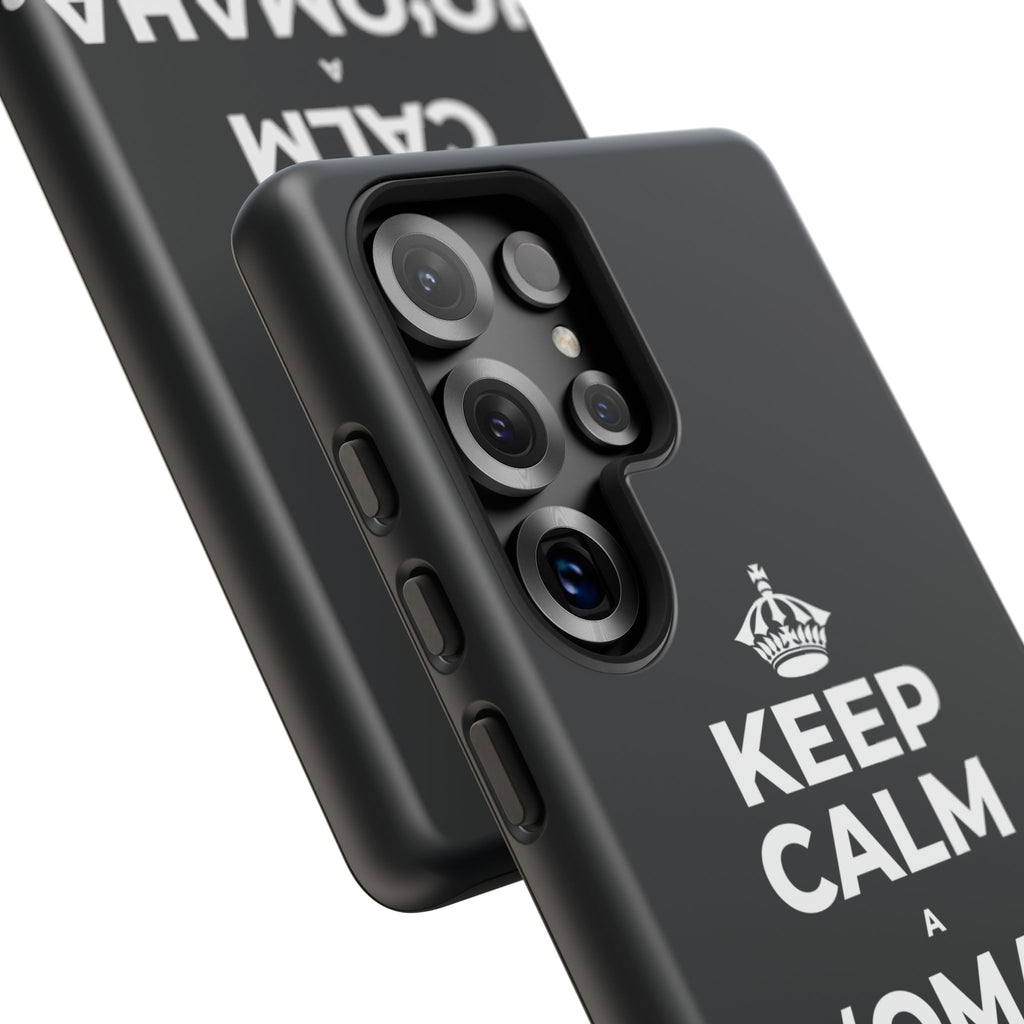 KEEP CALM A HOʻOMAHA, A LAILA KŪ Phone Case (Dark)
