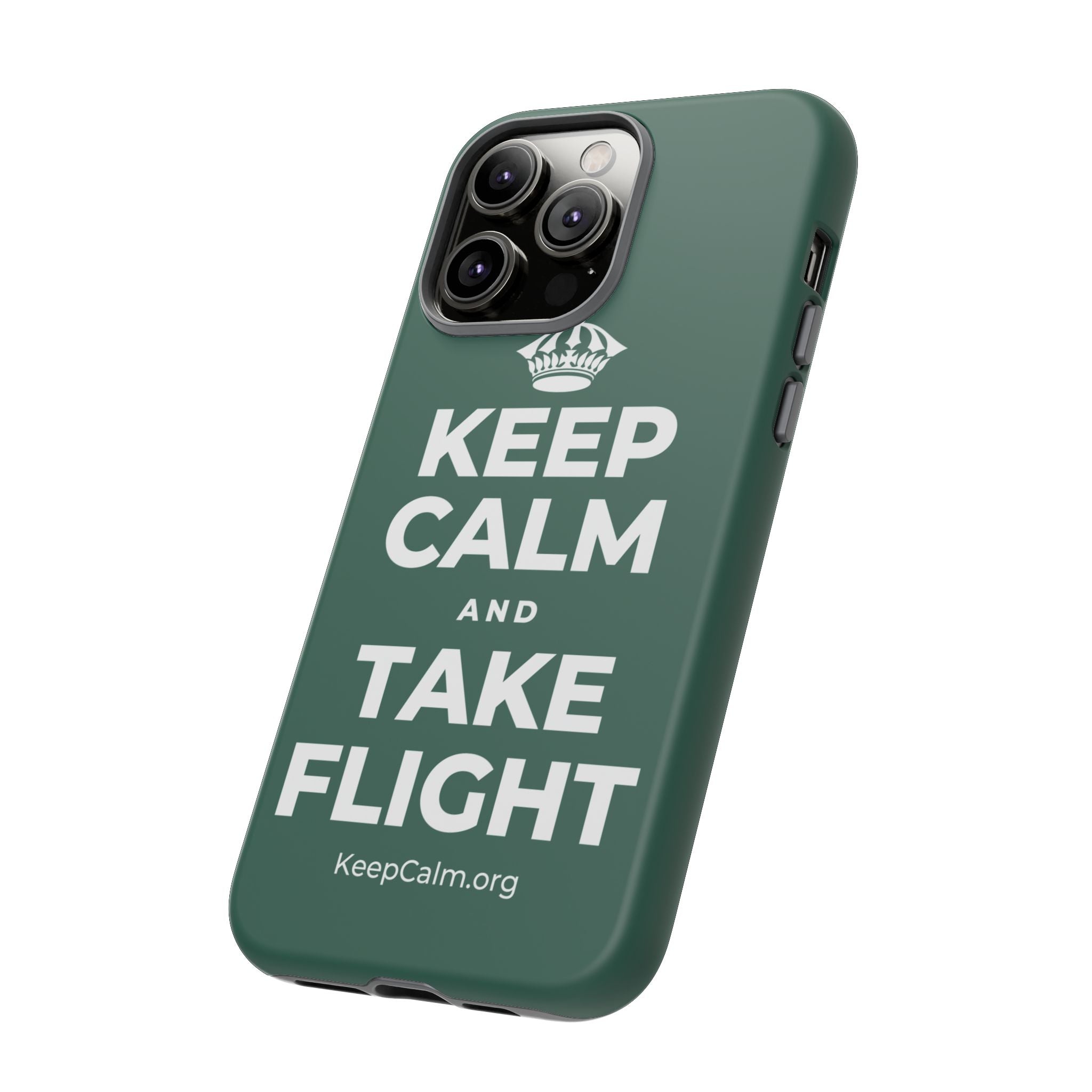 KEEP CALM AND TAKE FLIGHT Phone Case