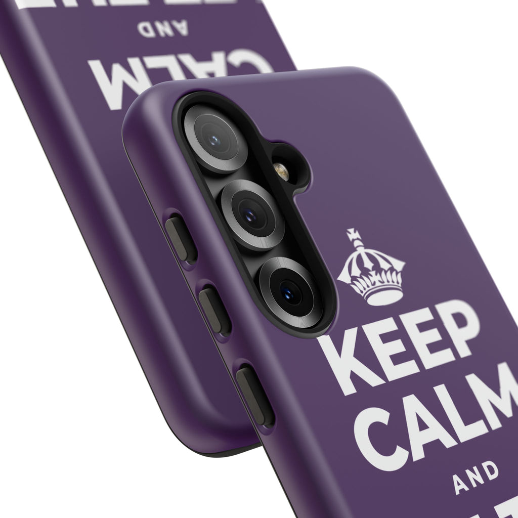 KEEP CALM AND LET THE LIGHT IN Phone Case